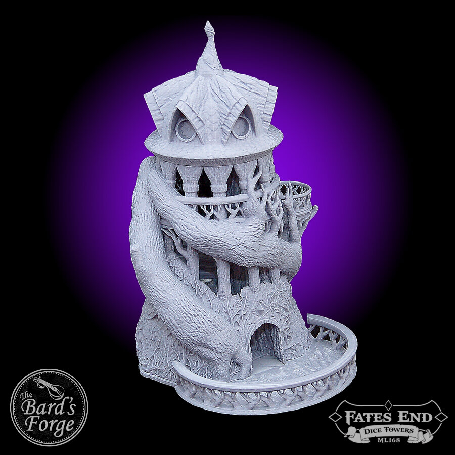 Details about   Fates End Sorcerer Dice Tower High Quality 3D Print Includes Dice Tray