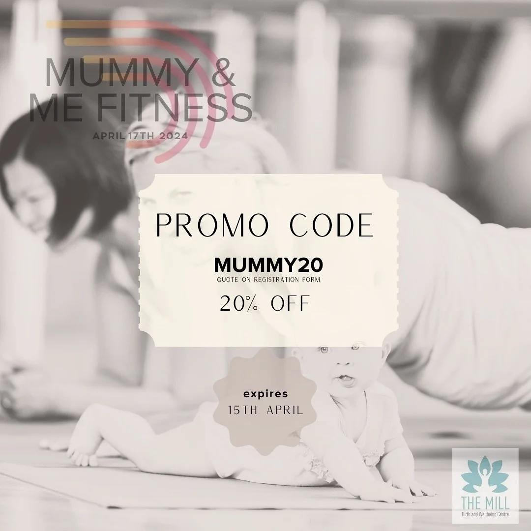 Mummy &amp; Me Fitness classes are Re-launching in just a number of days and to celebrate, this weekend I&rsquo;m offering 20% discount on class packages.

Use the code MUMMY20 on the registration form. But hurry offer ends on April 15th! ⏰

For more