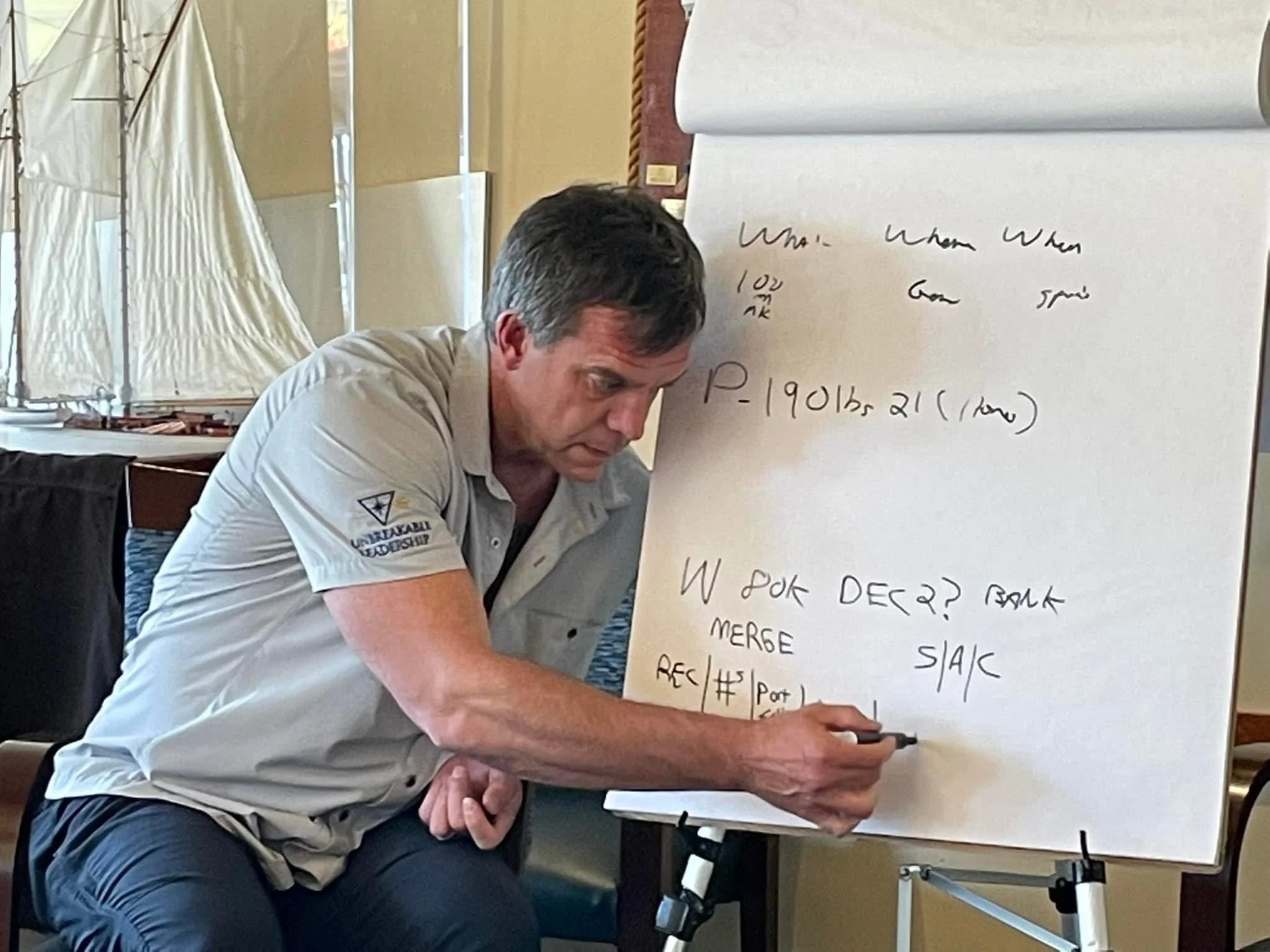 Thom Shea conducting training