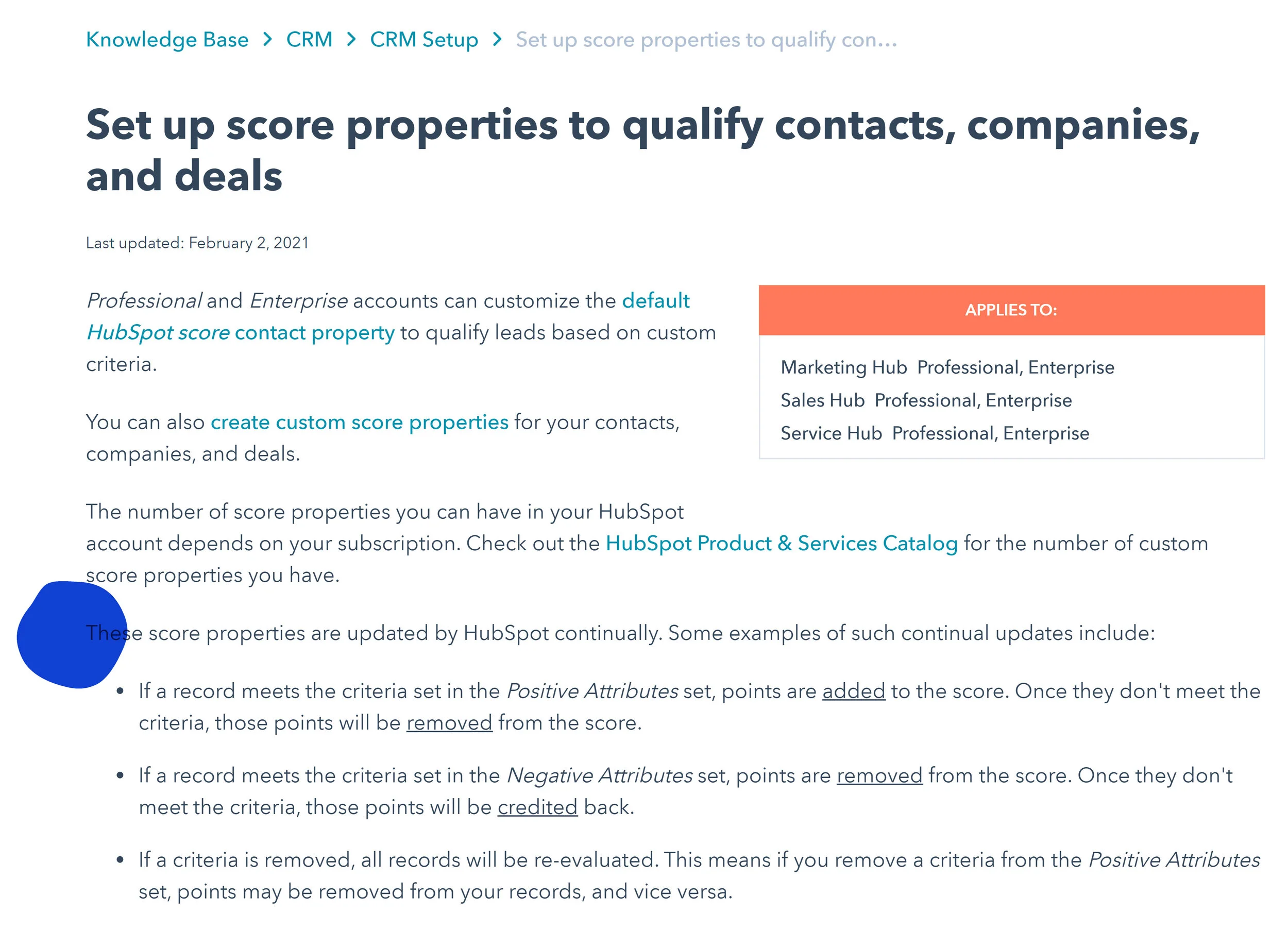 Understanding HubSpot’s Lead Scoring System