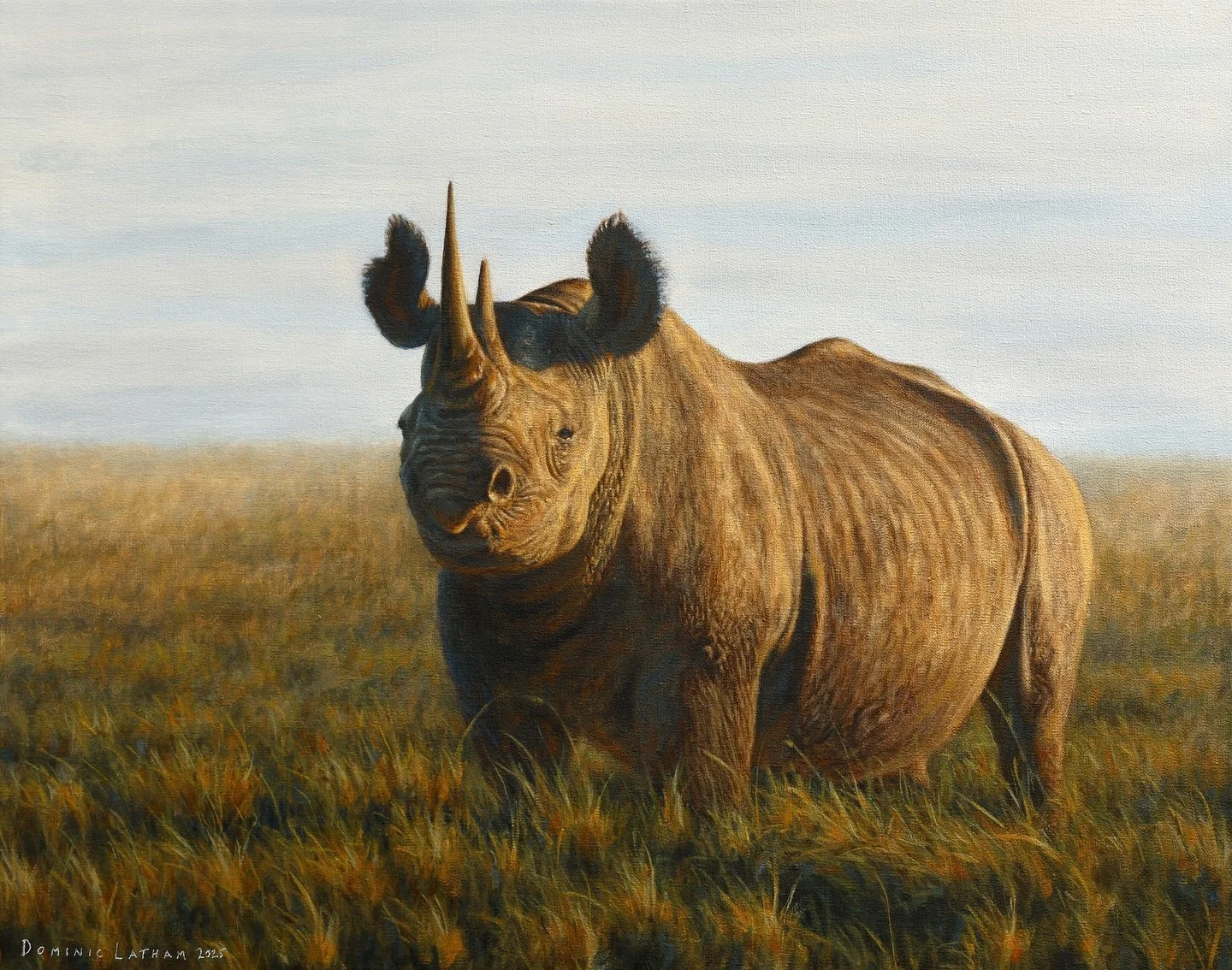 My latest commission of a stunning black rhino in Kenya! 🦏
Got a safari photo of yours you want painting? Please get in touch to find out more! 👨🏼‍🎨 
#oilpainting #oils #painting #wildlifeart #wildlifeartist #rhino #blackrhino #rhinopaintin