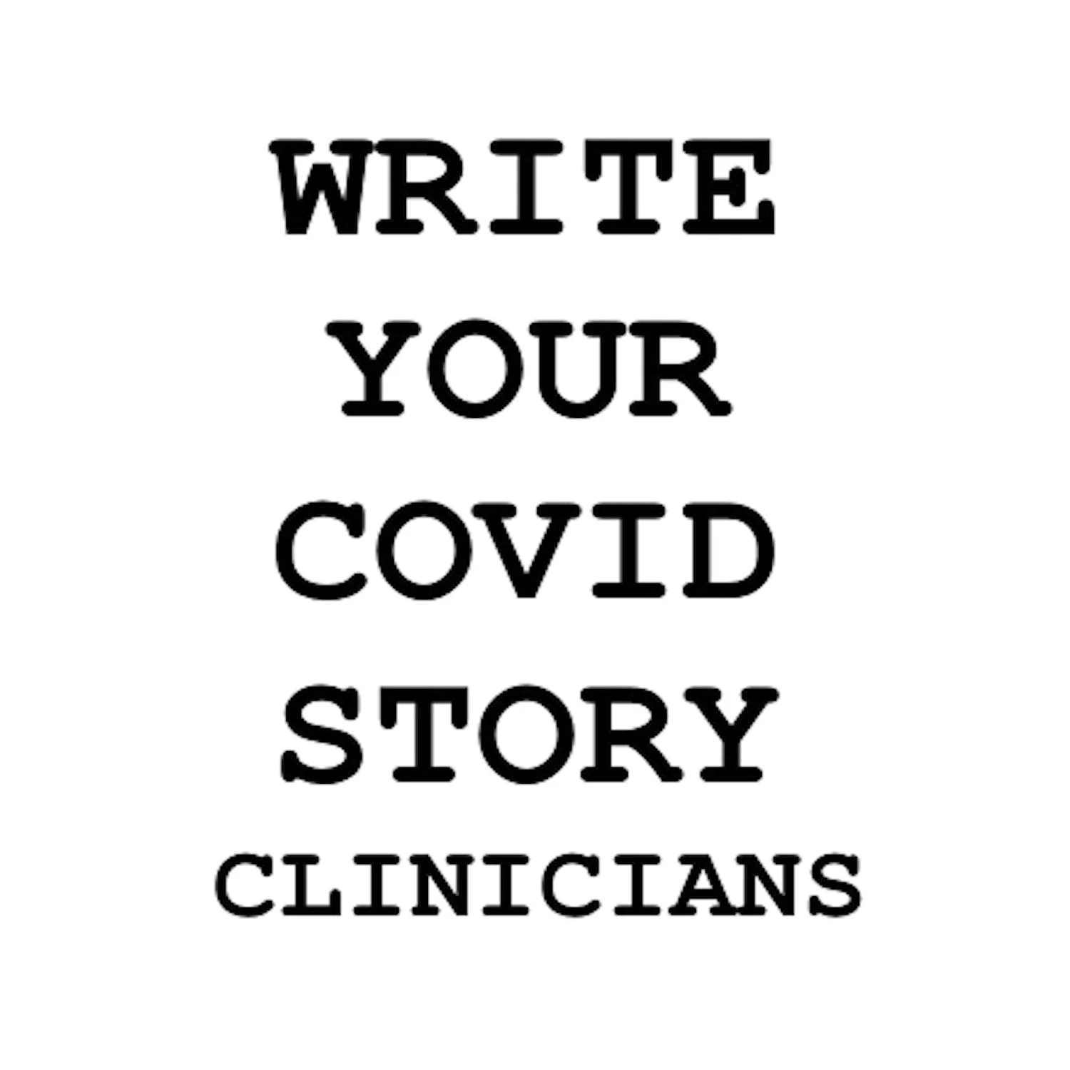 Write Your COVID Story (Clinicians)