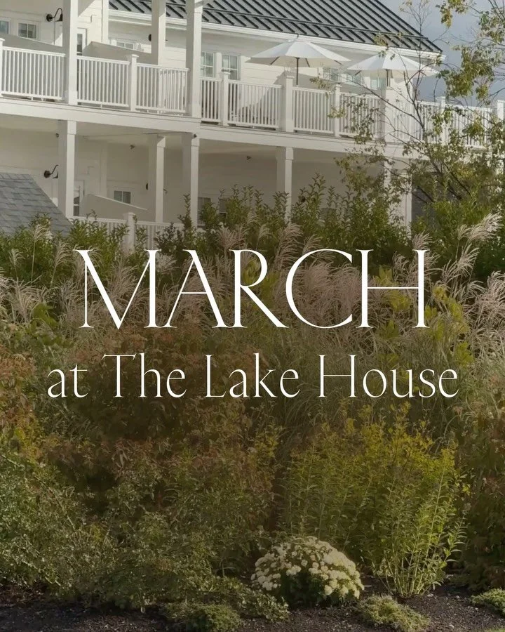This March, join us in savoring cozy days by the lake, and send this post to someone you want to plan a trip to The Lake House with. 🤍