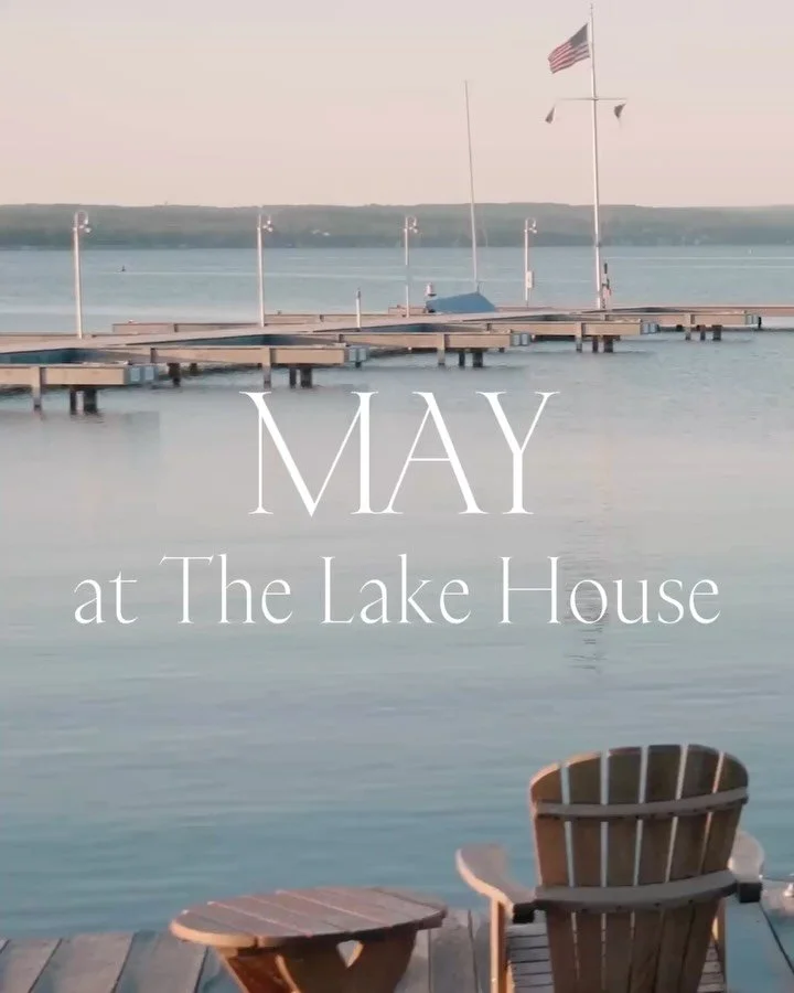 Flowers are blooming, days are getting longer, and the water is warming up. Here&rsquo;s a glimpse of May at the Lake House. Share this with someone you want to plan a spring lake stay with.