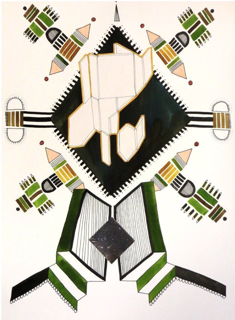 Trip - 2014, 60cm x 80cm, Mixed media on paper - 70.000kr