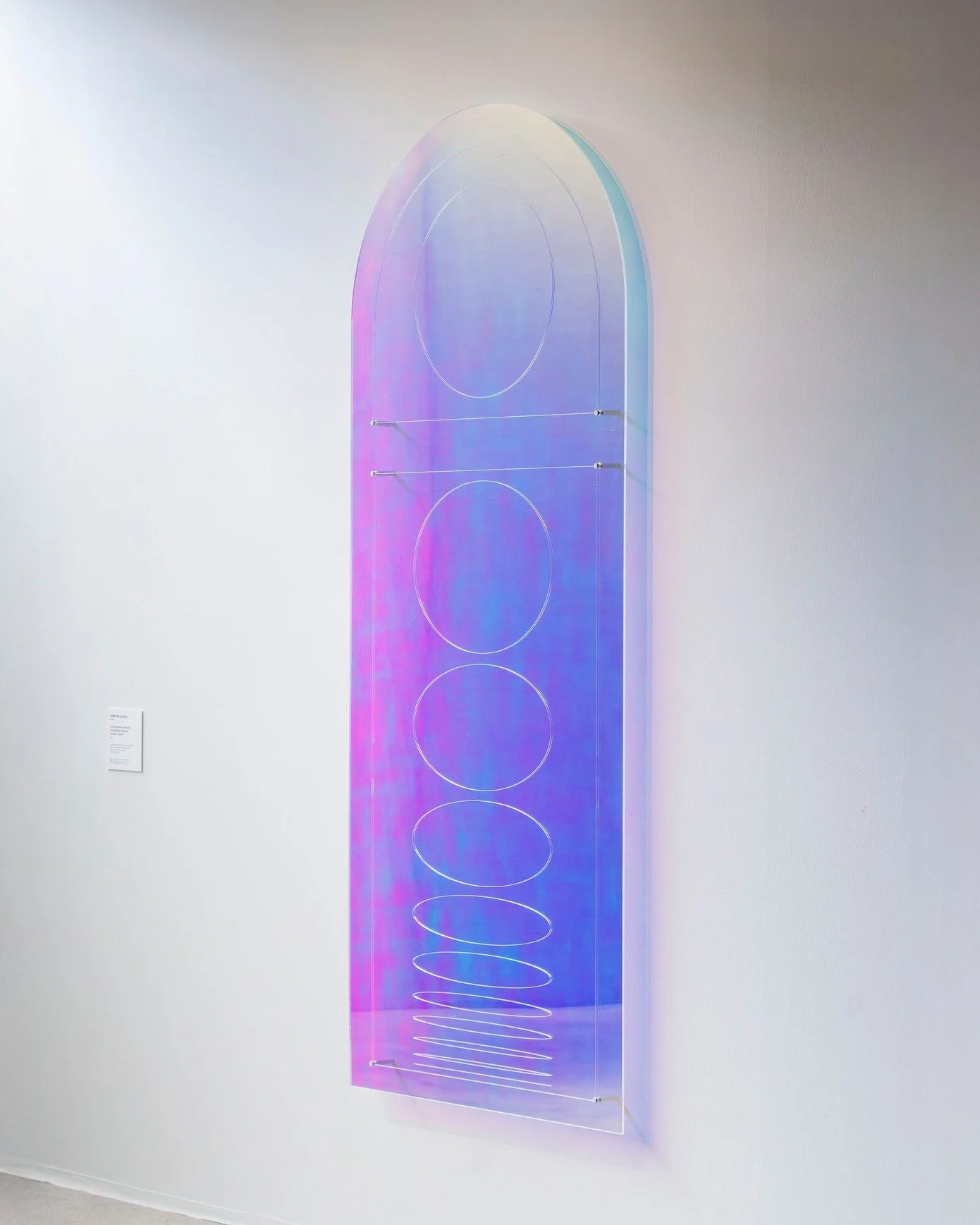 Sunrise in Tapiola
2024
Laser engraving on acrylic sheet, color-shifting film.

EMMA - Espoo Museum of Modern Art Collection

📷 &copy;Paula Virta / EMMA

@emmamuseum 
@bergcontemporary