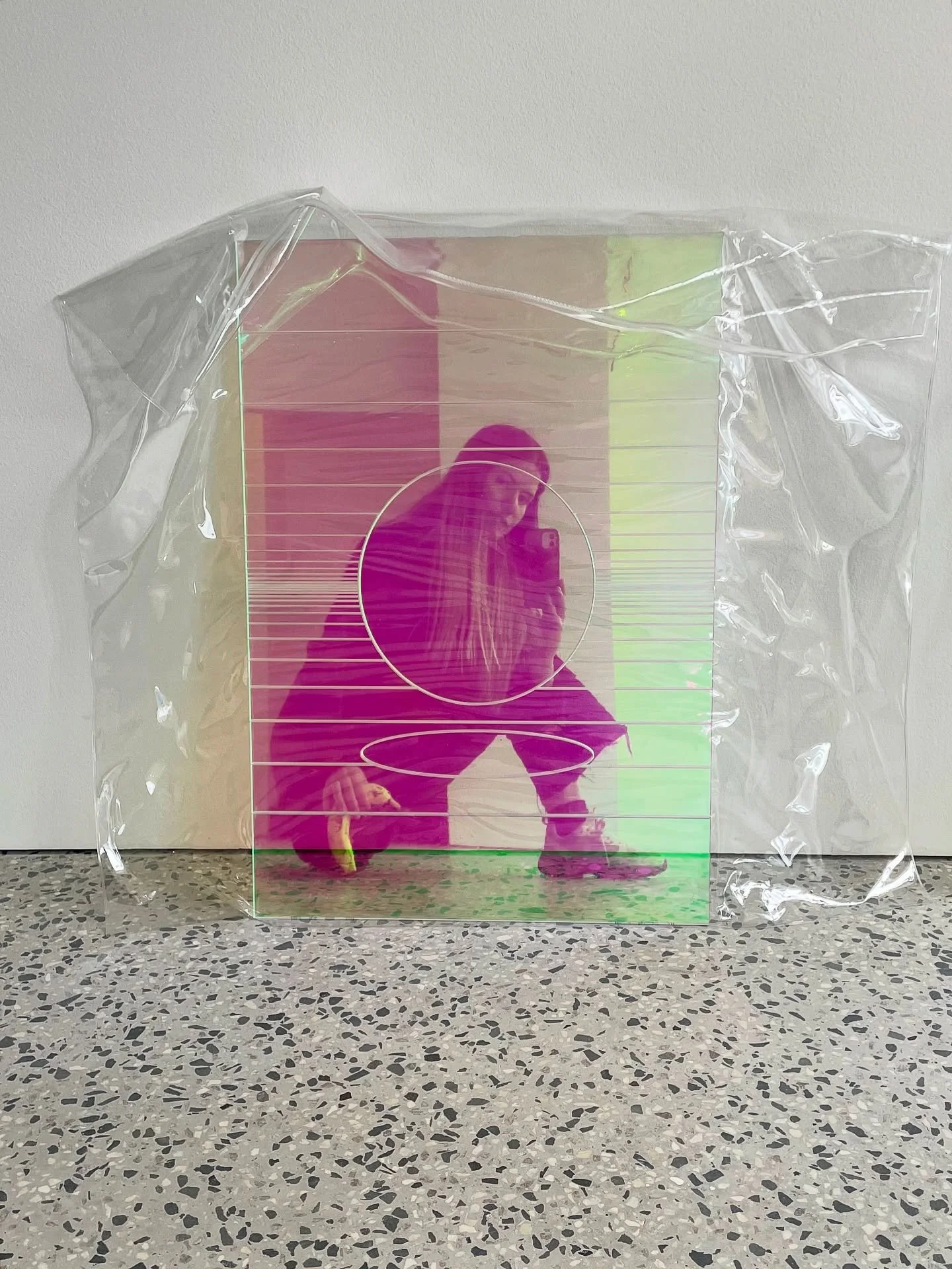 Prepping for my solo-show Domestic Sci-fi opening April 11th @bergcontemporary 🪐