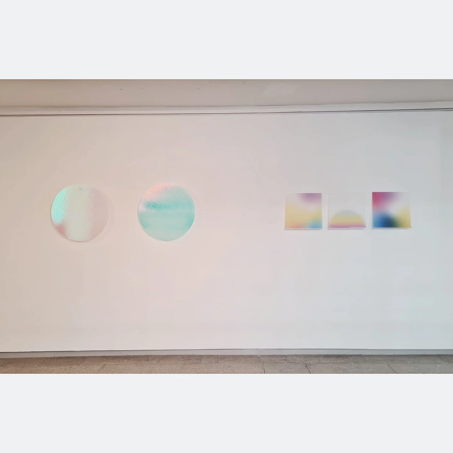 Summer Selection @spectagallery currently inhabits the gallery, with works by gallery artists. Get in touch to make an appointment to see the works.

Works shown:

Bjarmi (Flare), 2020
Textured acrylic glass with pink dichroic film, ed. 30
&Oslash; 6