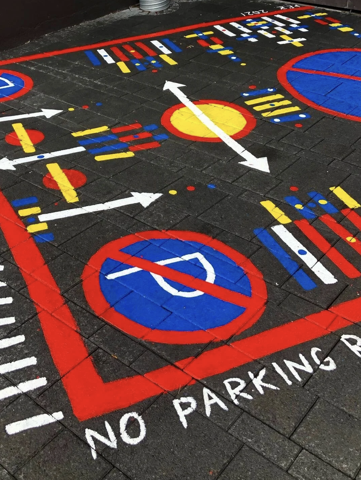 No parking rug