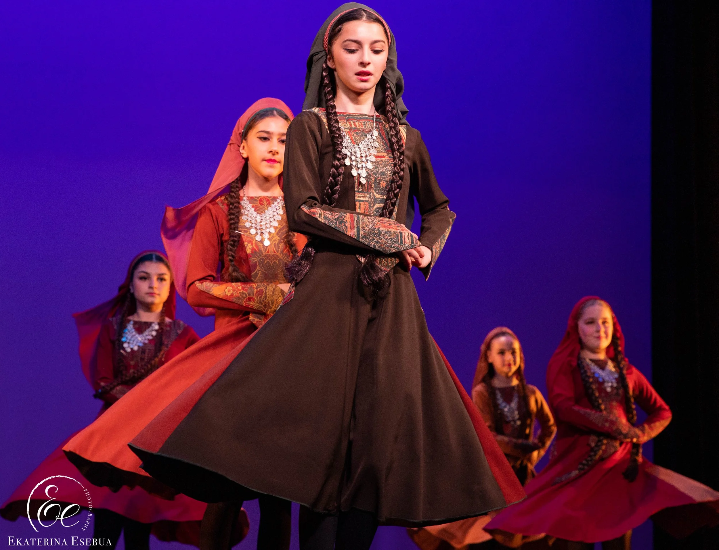 Traditional Georgian dance performance and cultural heritage photography NYC by Ekaterina Esebua