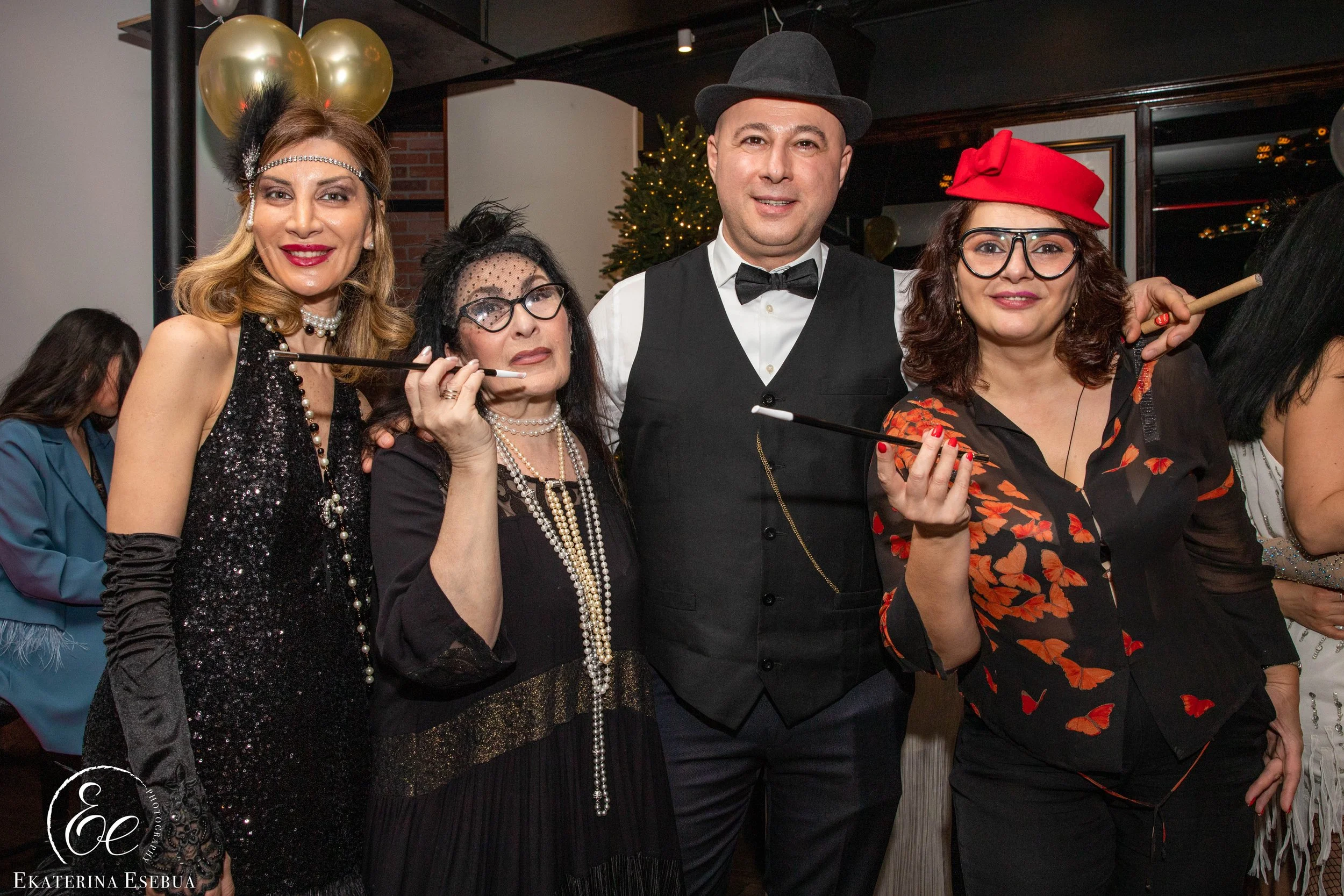 Creative holiday party and themed social event photography NYC by Ekaterina Esebua