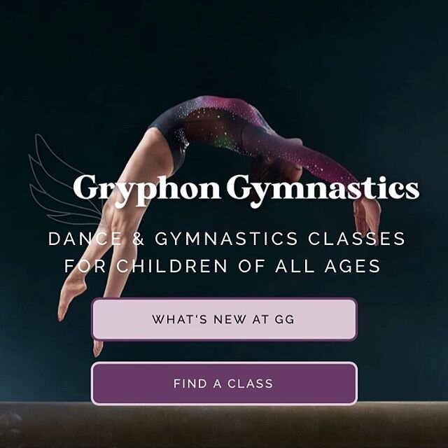 We&rsquo;re live! Our website is up and ready to rock. Head to www.gryphongymnastics.com or click the link in our bio. Thanks so much to @carlyelainestudios for her amazing work on our brand, logos, and website. She gets us 🥰🥰🥰
