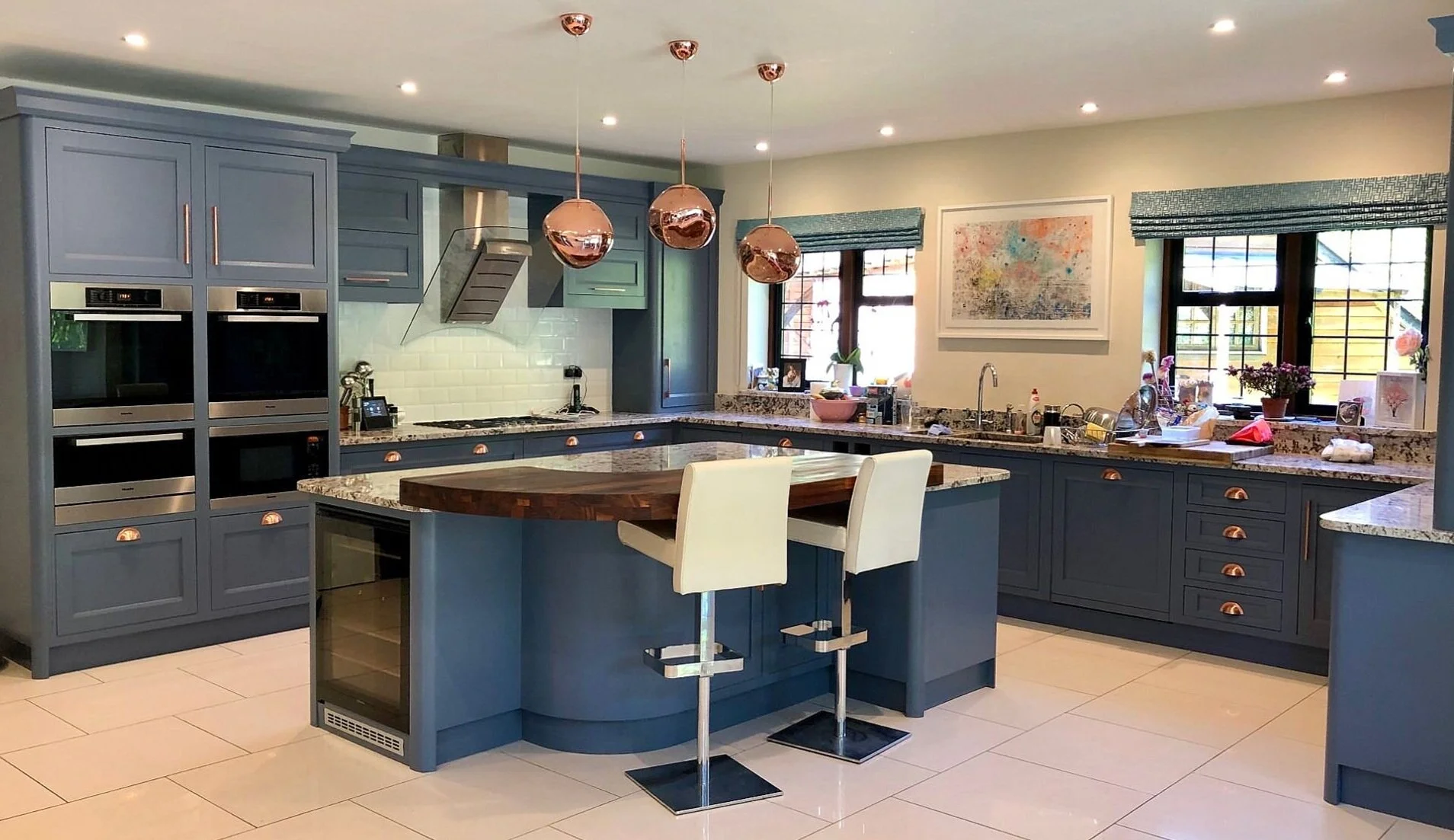 Solid mahogany kitchen in Godalming, Surrey