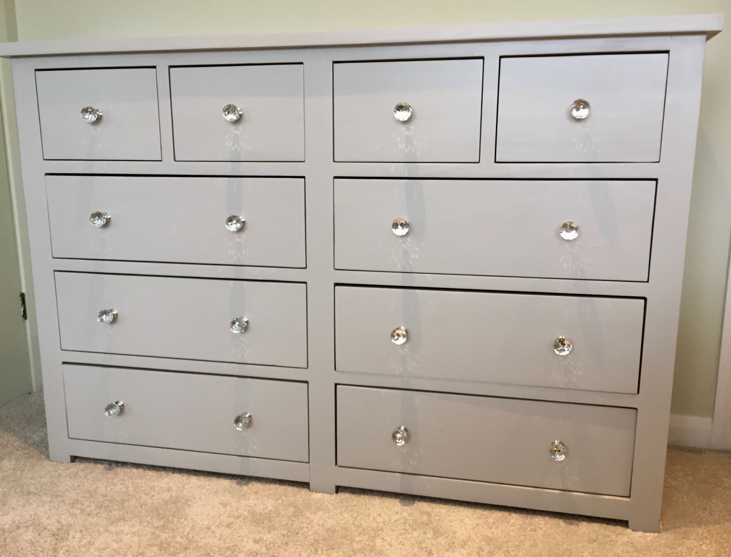 6b Chest of drawers in East Molsey hand painted in Cornforth White F&B.jpg