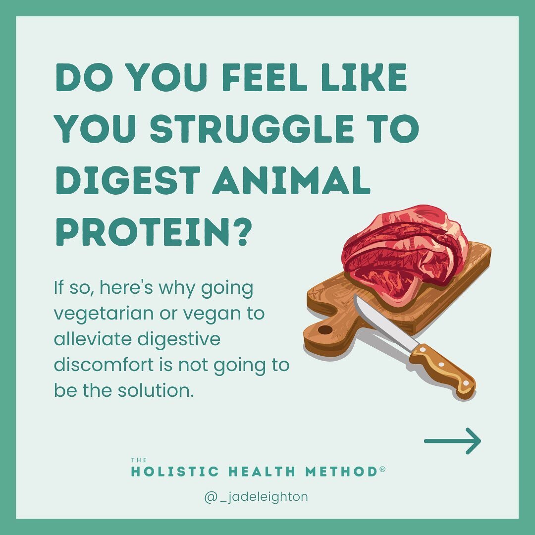 This is something that I hear about time and time again. People thinking that animal foods don&rsquo;t agree with them because they cause them digestive discomfort. We need to dig a little deeper and stop blaming very natural food like meat for diges
