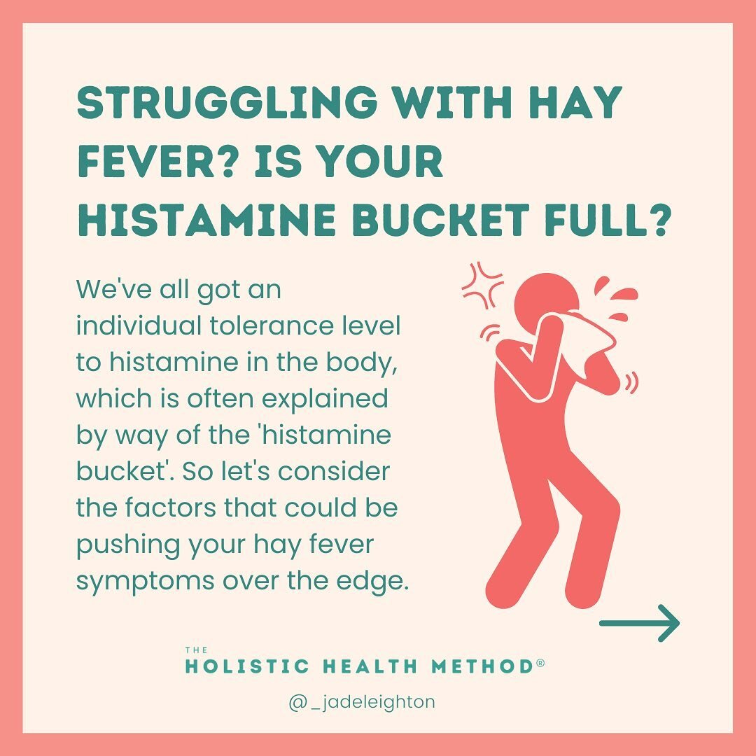 Always struggled with hay fever? Or only recently started suffering? There are a number of factors contributing to your histamine load.
&nbsp;
We all produce histamine in the body. It&rsquo;s released by mast cells and basophils and is well understoo