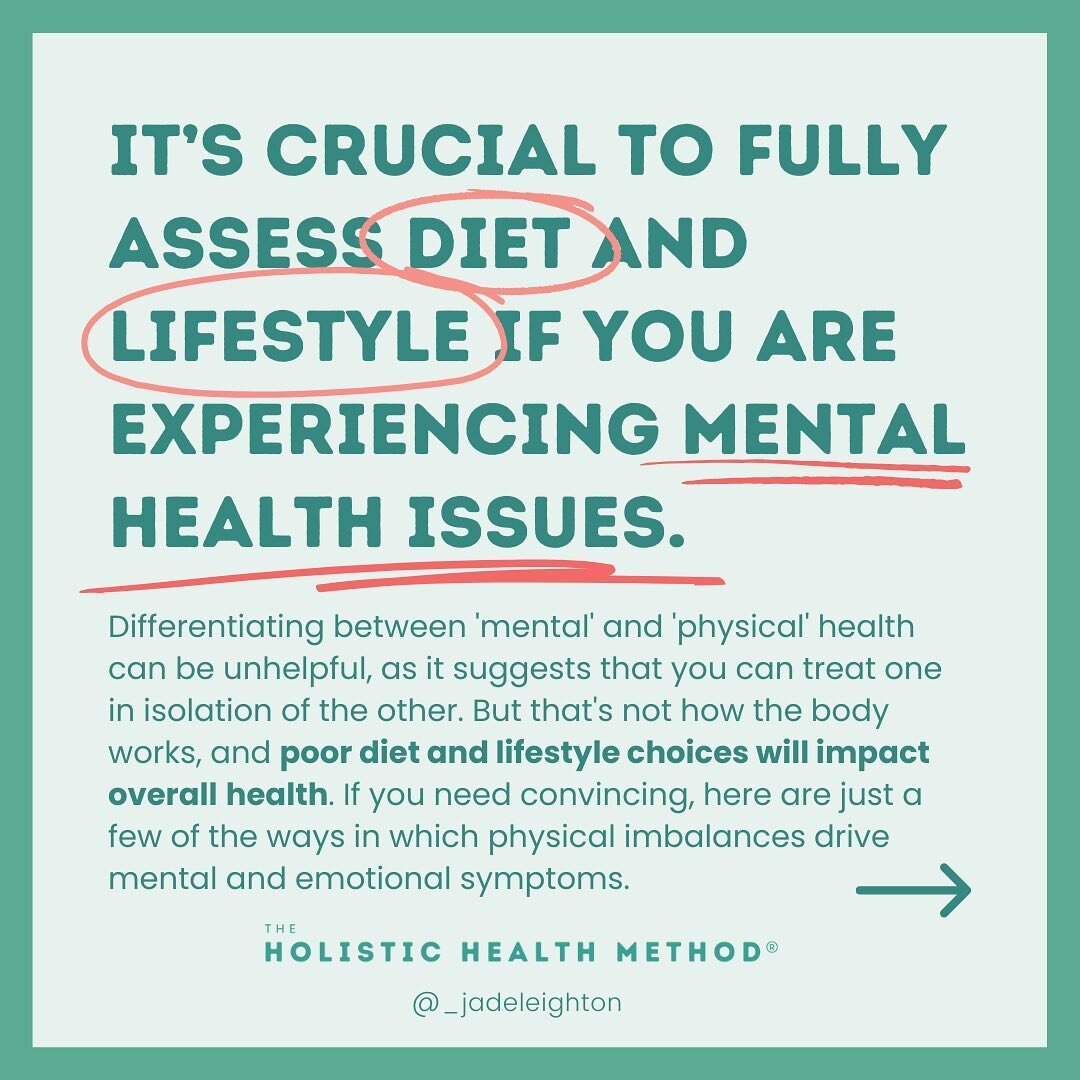 It blows my mind that, until very recently, the medical field didn&rsquo;t fully acknowledge the connection between food and and mood. Similarly to the differentiation between &lsquo;mental&rsquo; health and &lsquo;physical&rsquo; health, the allopat