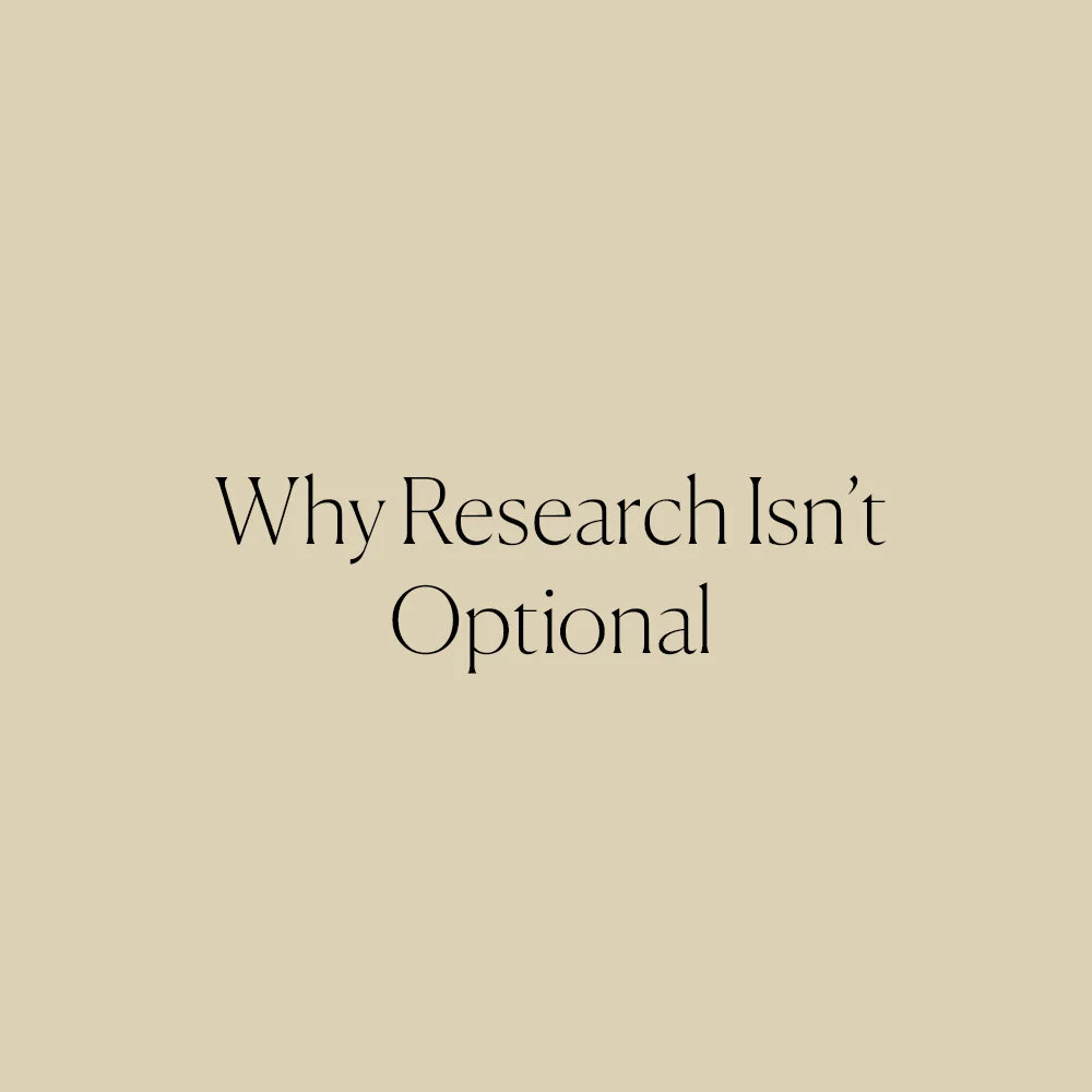 Why Research Isn’t Optional