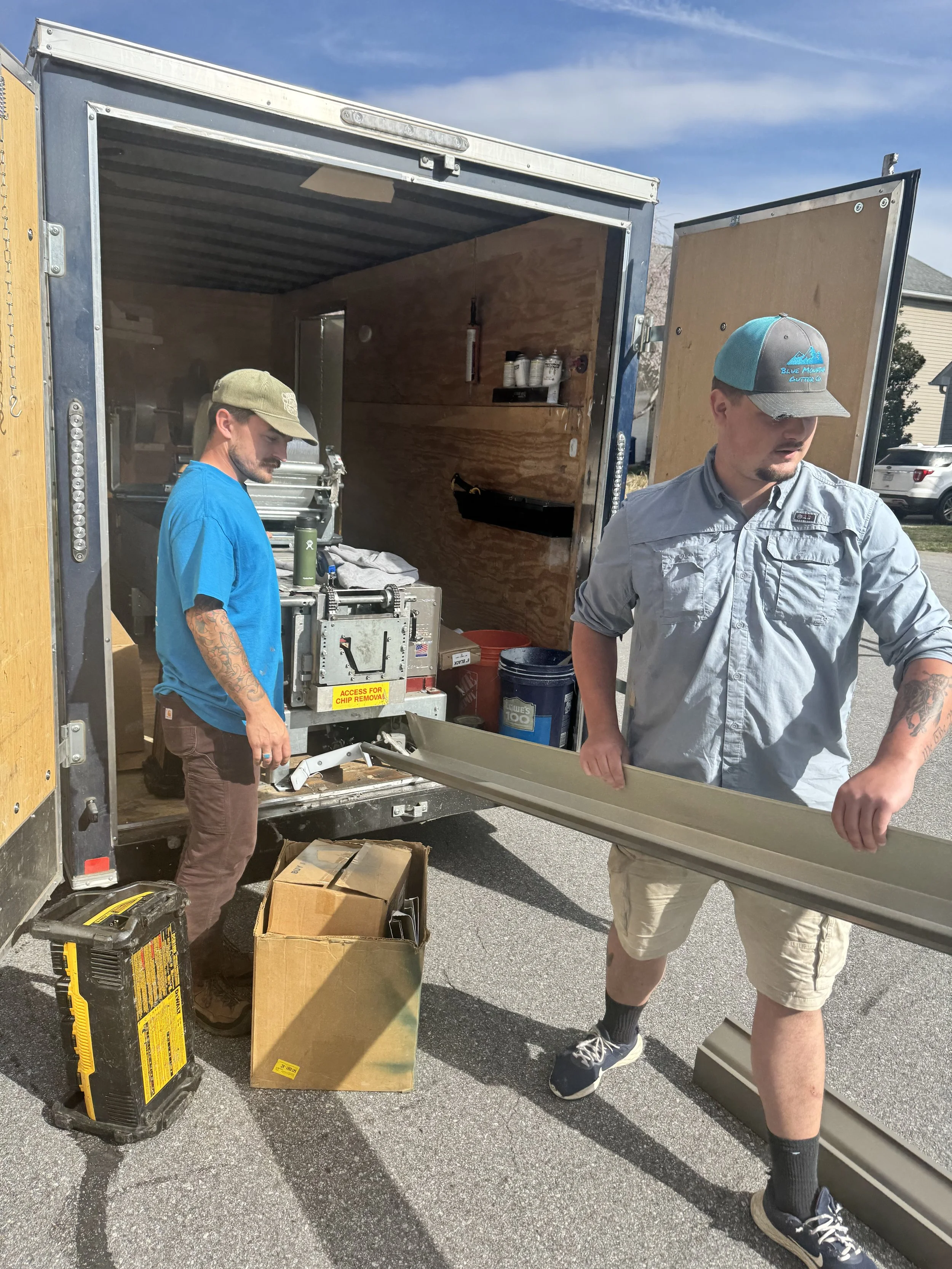 Preparing gutters in for a home in Arden, NC