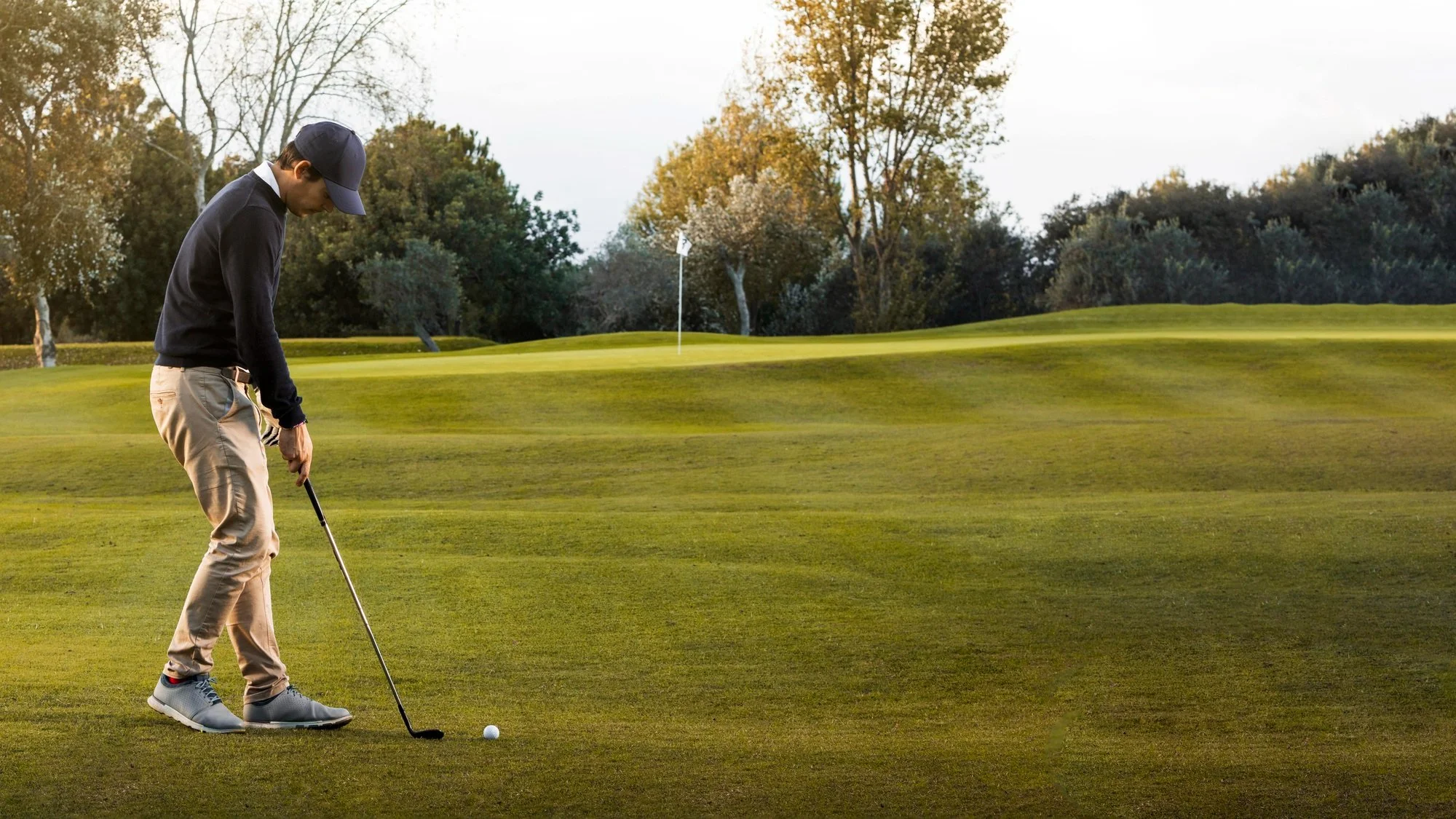 playing Golf