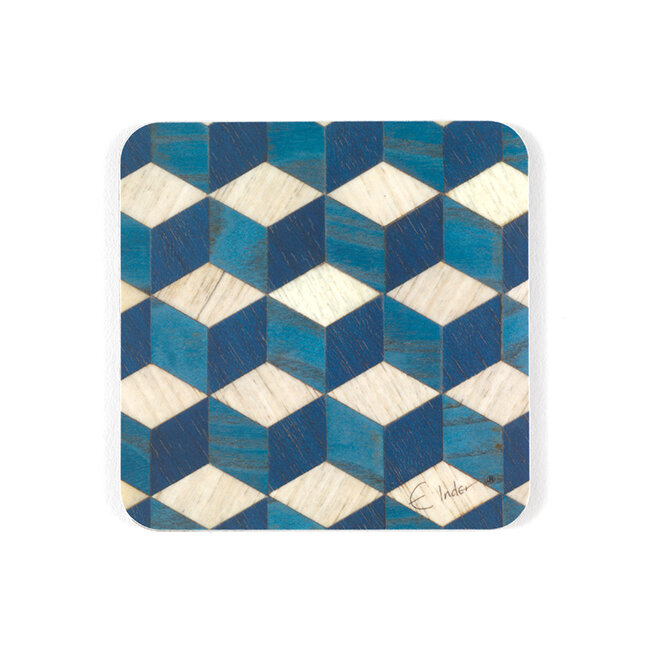 PADSTOW SUNSET Coaster Square