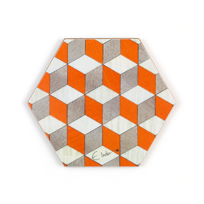 TANGERINE DREAM Coaster Hexagonal