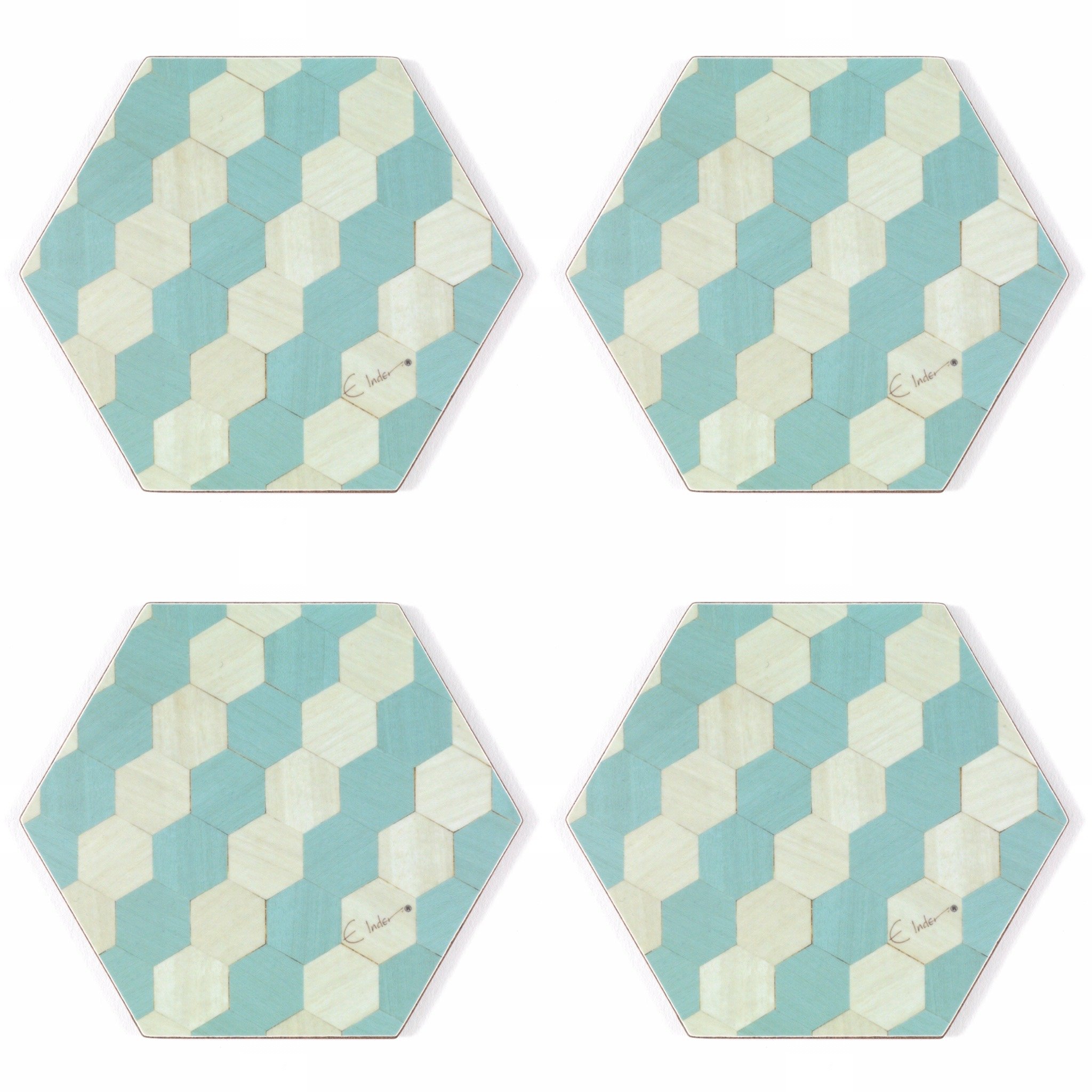 SORRENTO Coaster Set Hexagonal