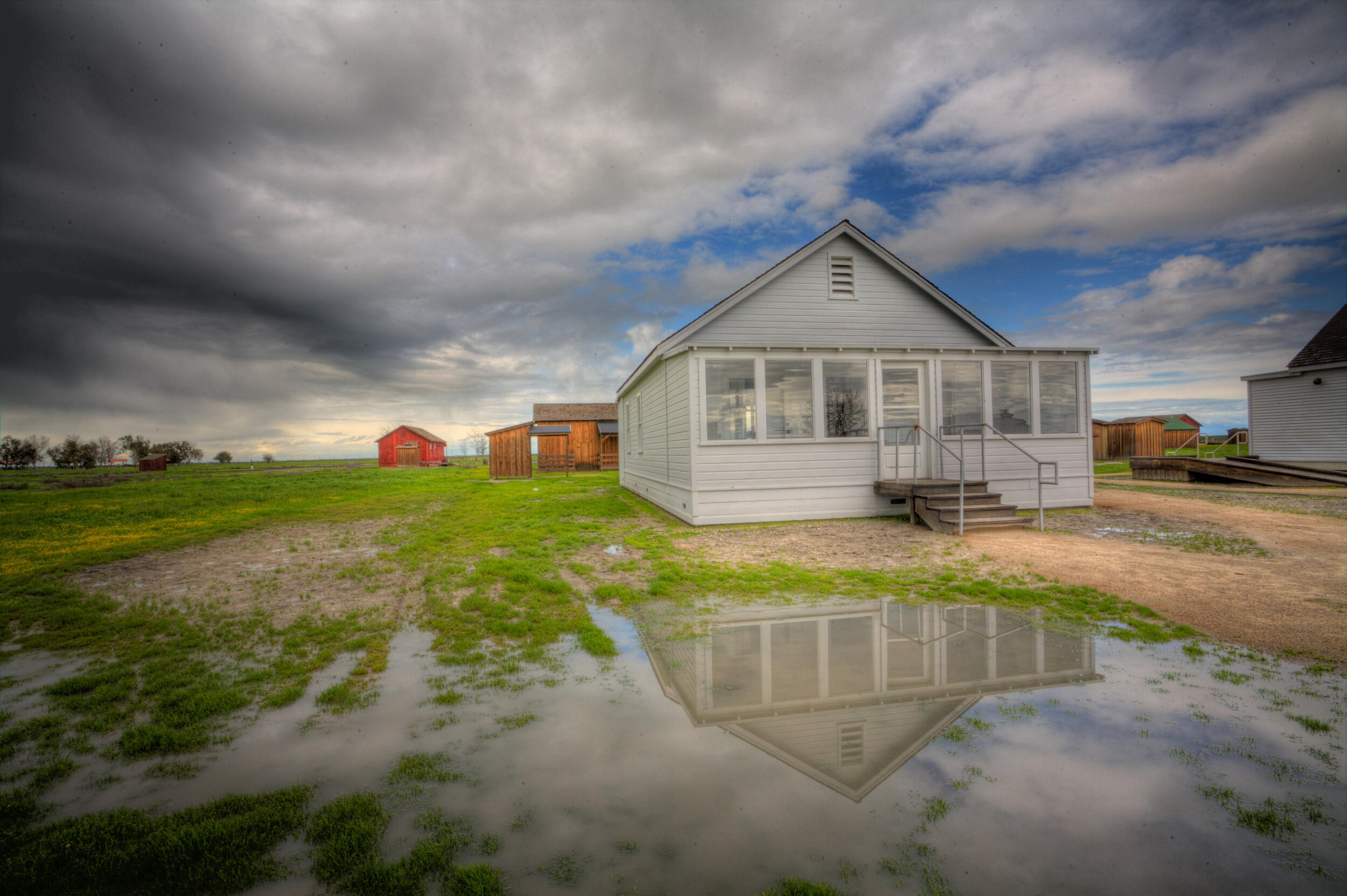  Allensworth as it is today. Photo: “Stormy Reflection”  by David Green . 