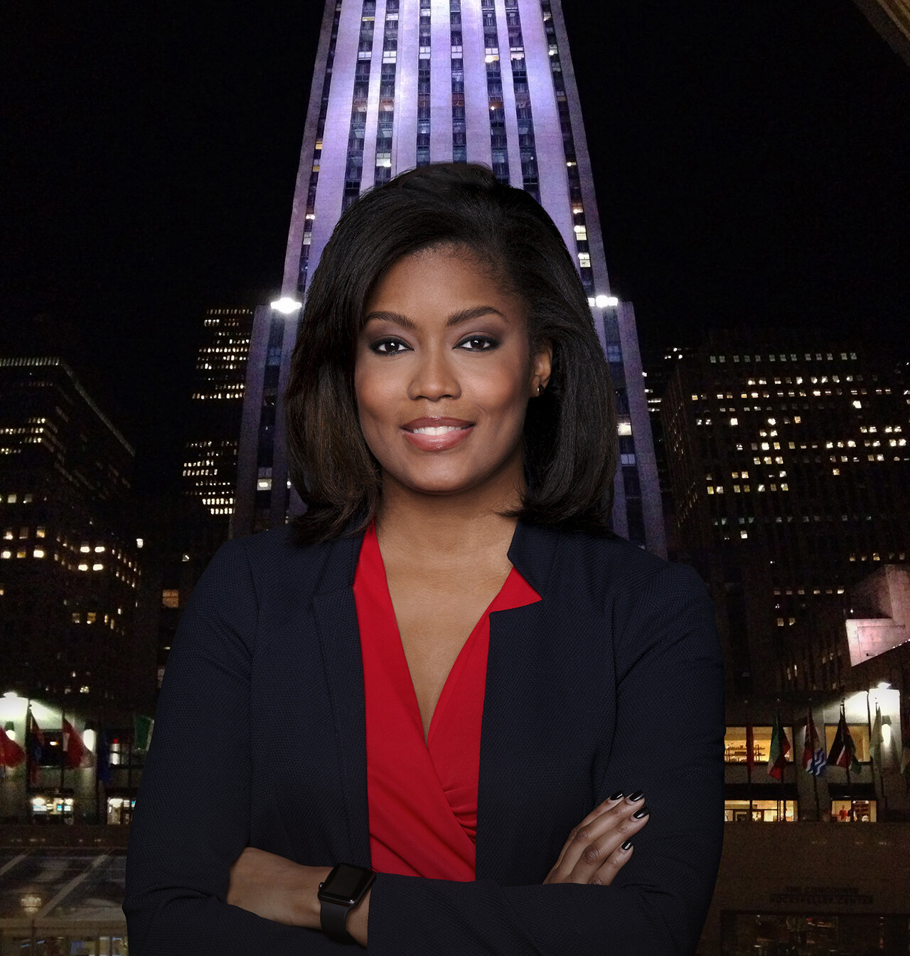  Rashida Jones, the new president of MSNBC. 