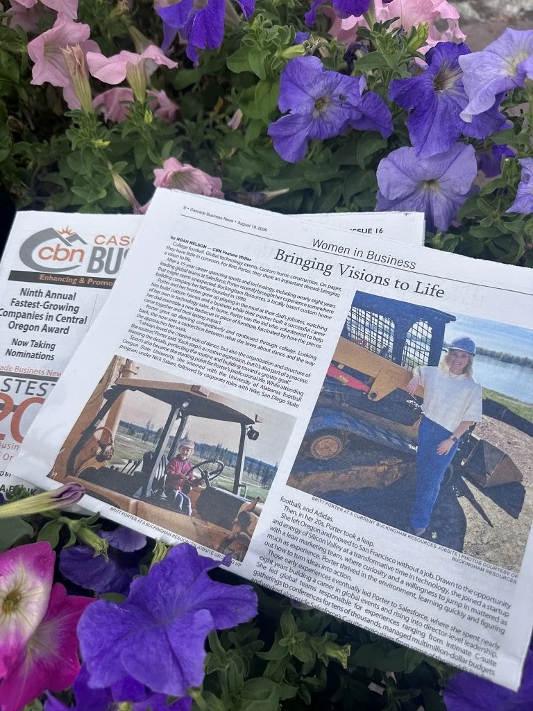 Britt Porter, Director of Operations at Buckingham Resources, a custom home builder in Bend, Oregon