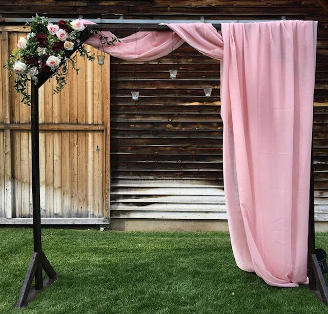 Wooden Rectangle Backdrop — Event Masters Decor