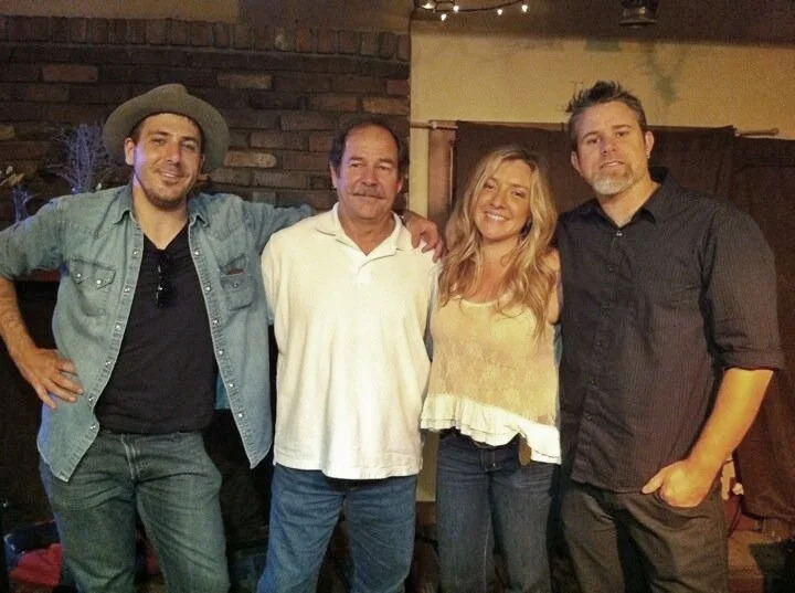 Jon Clarke, Bob Hamilton, Me and Joe Koenig at the Clubhouse in Slo, Ca