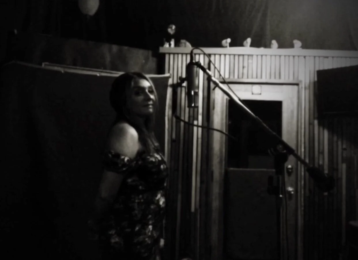 Recording vocals, August 2020