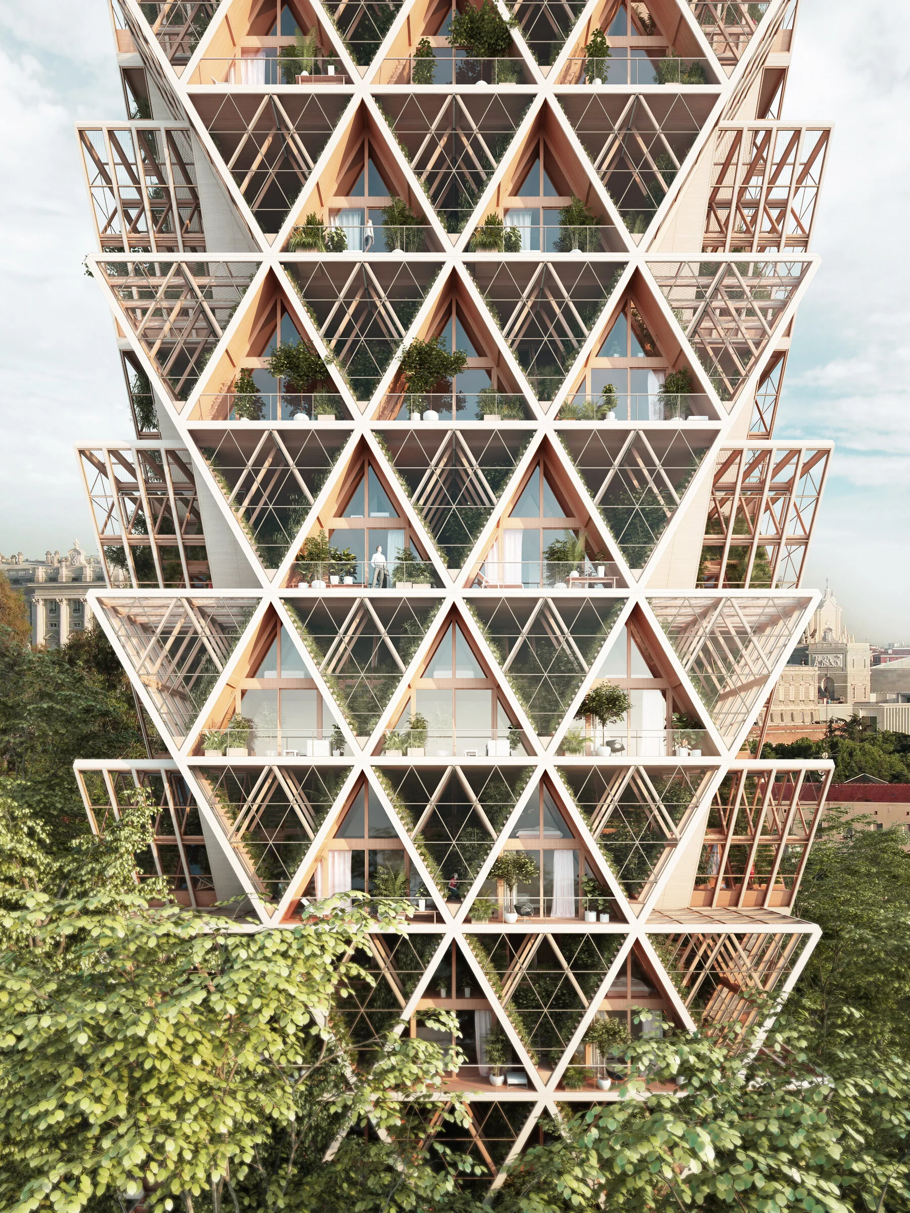 Vertical farmhouse reconnects cities with agriculture