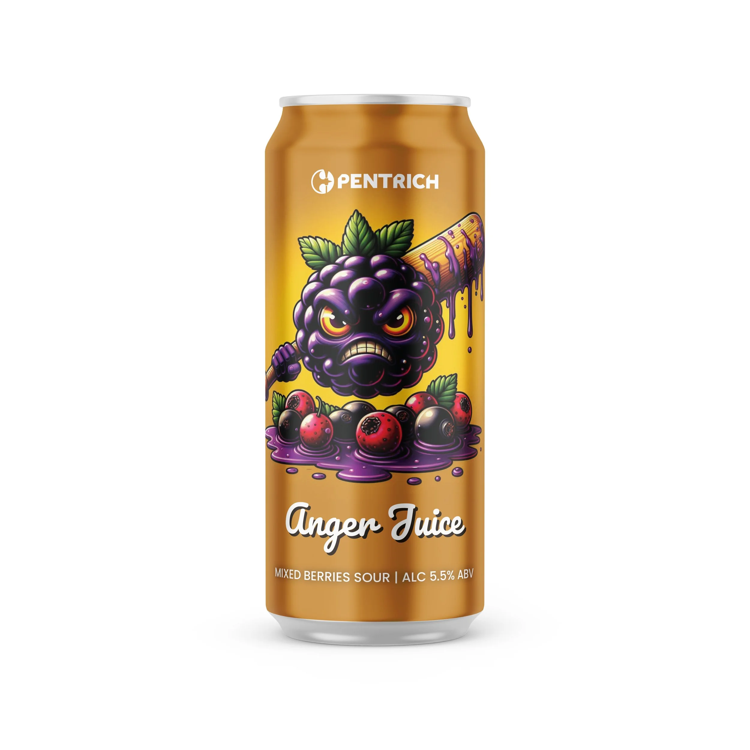 Anger Juice Mixed Berries Sour — Pentrich Brewing Co. Anger Juice Mixed Berries Sour — Pentrich Brewing Co.