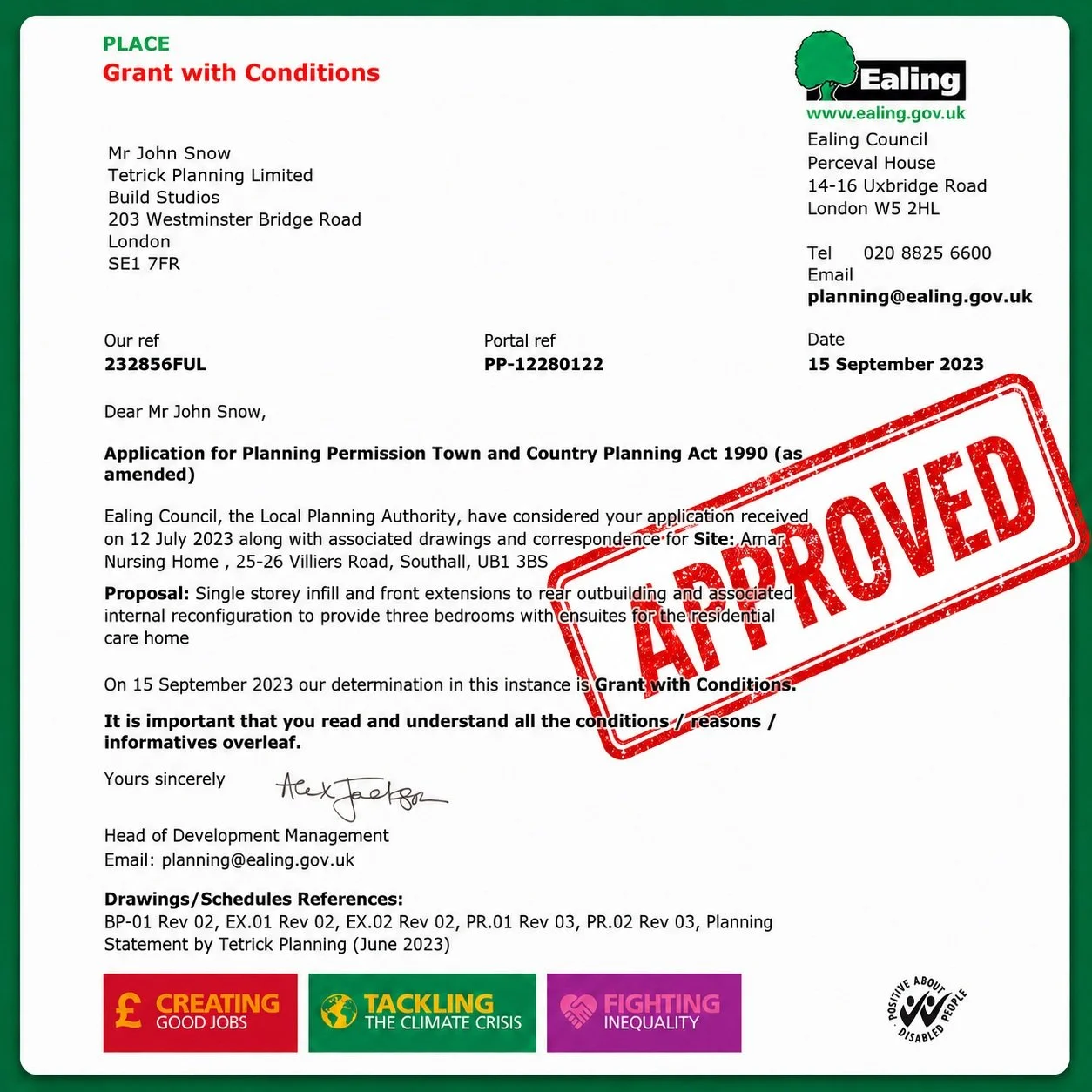 In a throwback to one we did before...

Andy Burnham may have announced plans to fix social care today. We cannot claim to have solved it three years ago &mdash; but we did secure permission for three additional supported-living rooms after two previ