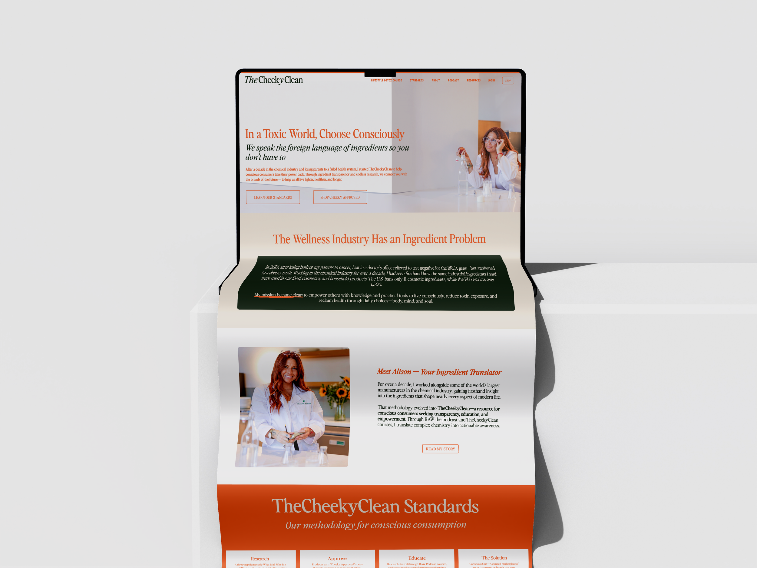 TheCheekyClean: Complete Brand System for a Wellness Content Platform