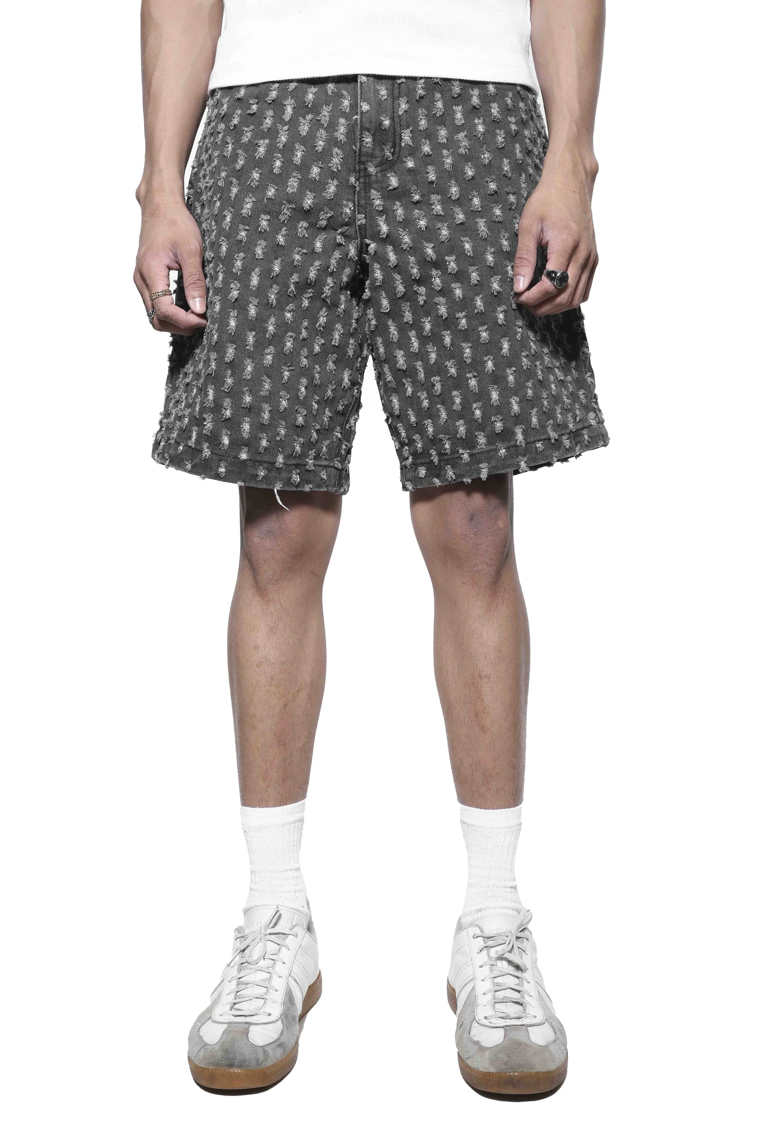 Black Distressed Shorts 1.jpg