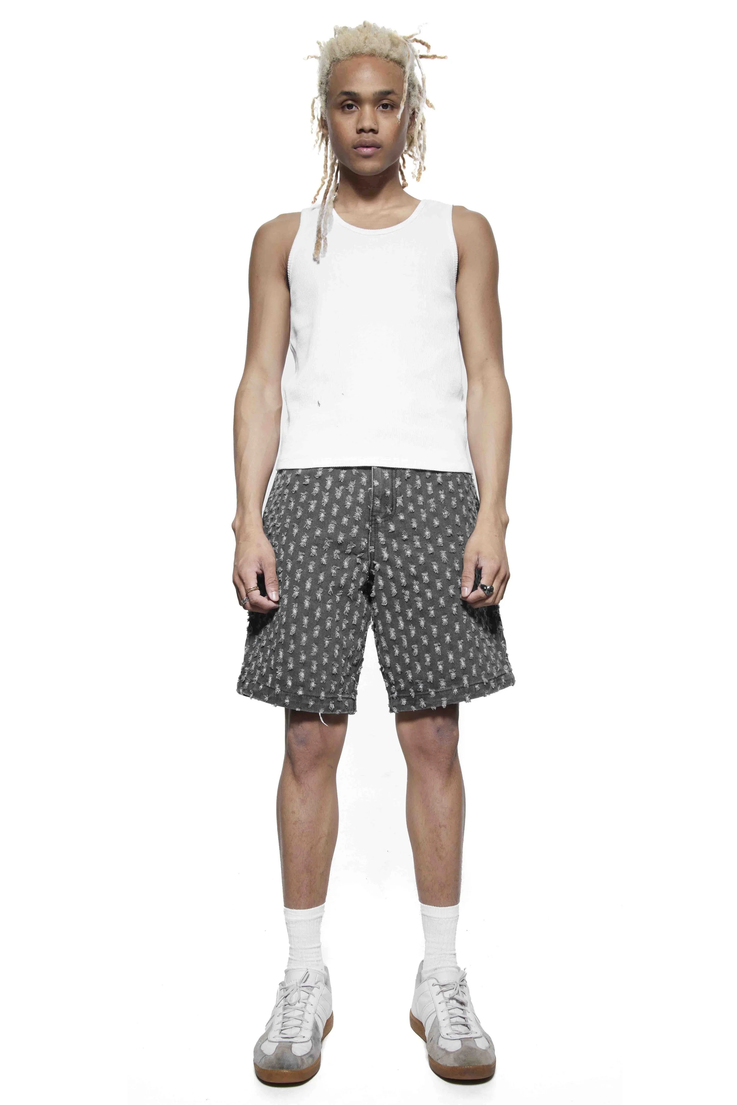 Black Distressed Shorts 2.jpg