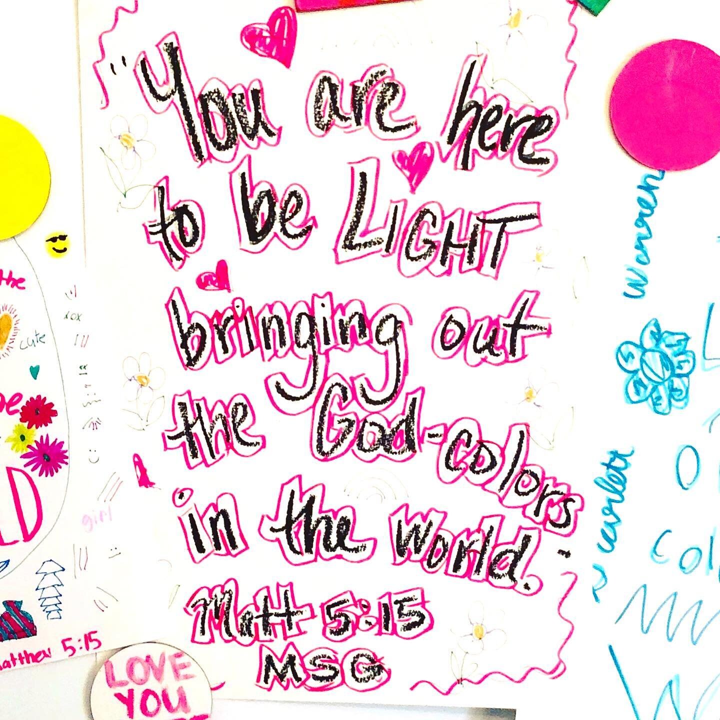 YOᑌ ᗩᖇᗴ ᕼᗴᖇᗴ TO ᗷᗴ ᒪIᘜᕼT, ᗷᖇIᑎᘜIᑎᘜ OᑌT Tᕼᗴ ᘜOᗪ ᑕOᒪOᖇᔕ Iᑎ Tᕼᗴ ᗯOᖇᒪᗪ!
Mᴀᴛᴛʜᴇᴡ 5:25 ᴍsɢ

🤩💕🌸🌈⭐️ Is anyone else doing the  @triciarobinson God Made Girl workshop?!? I&rsquo;m SO excited to be participating in this with my two girls that are home scho