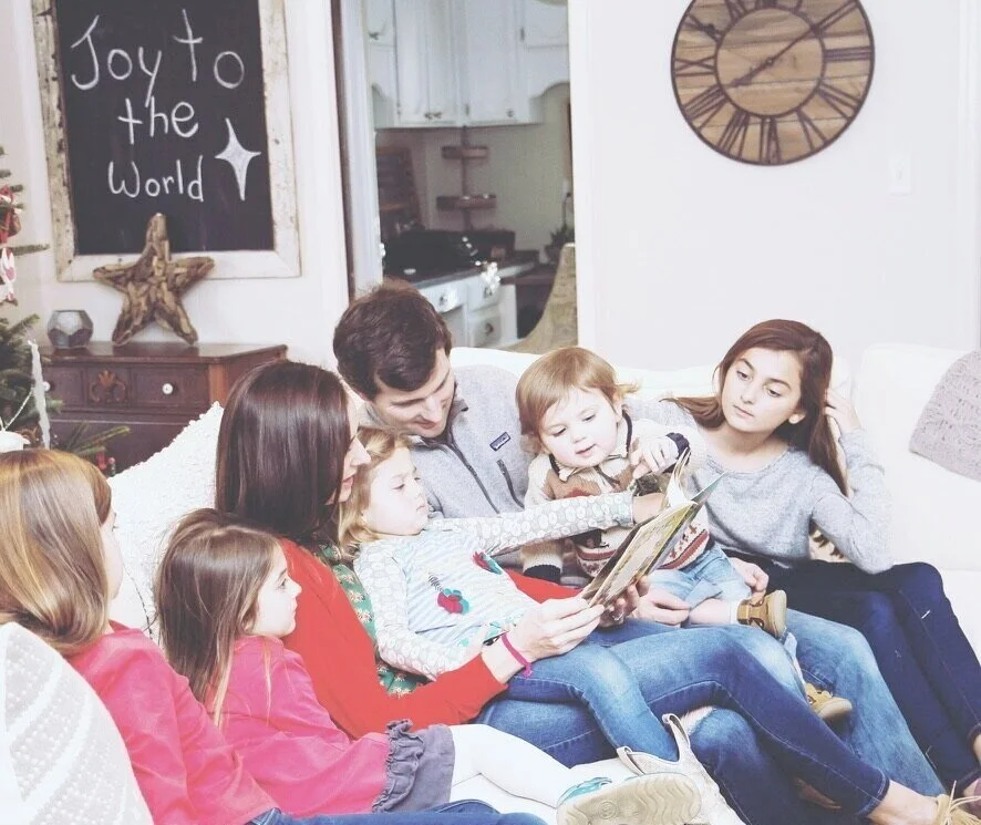 Pictures like this (taken by a photographer of my family a few years ago) are fun for capturing memories, but they are NOT a representation of real life!  So, keep that in mind as you scroll this month!