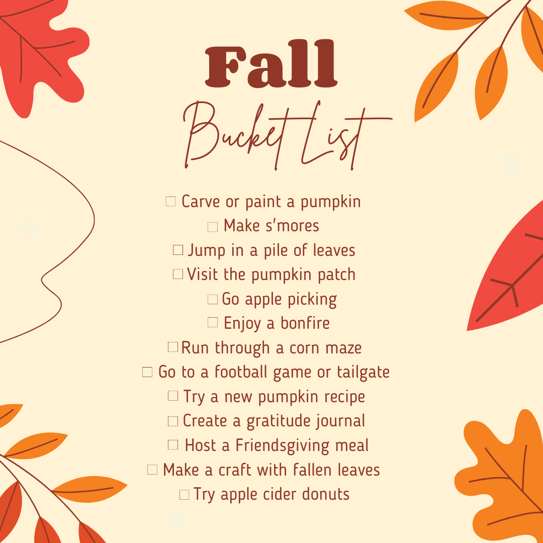 Fall Bucket List
