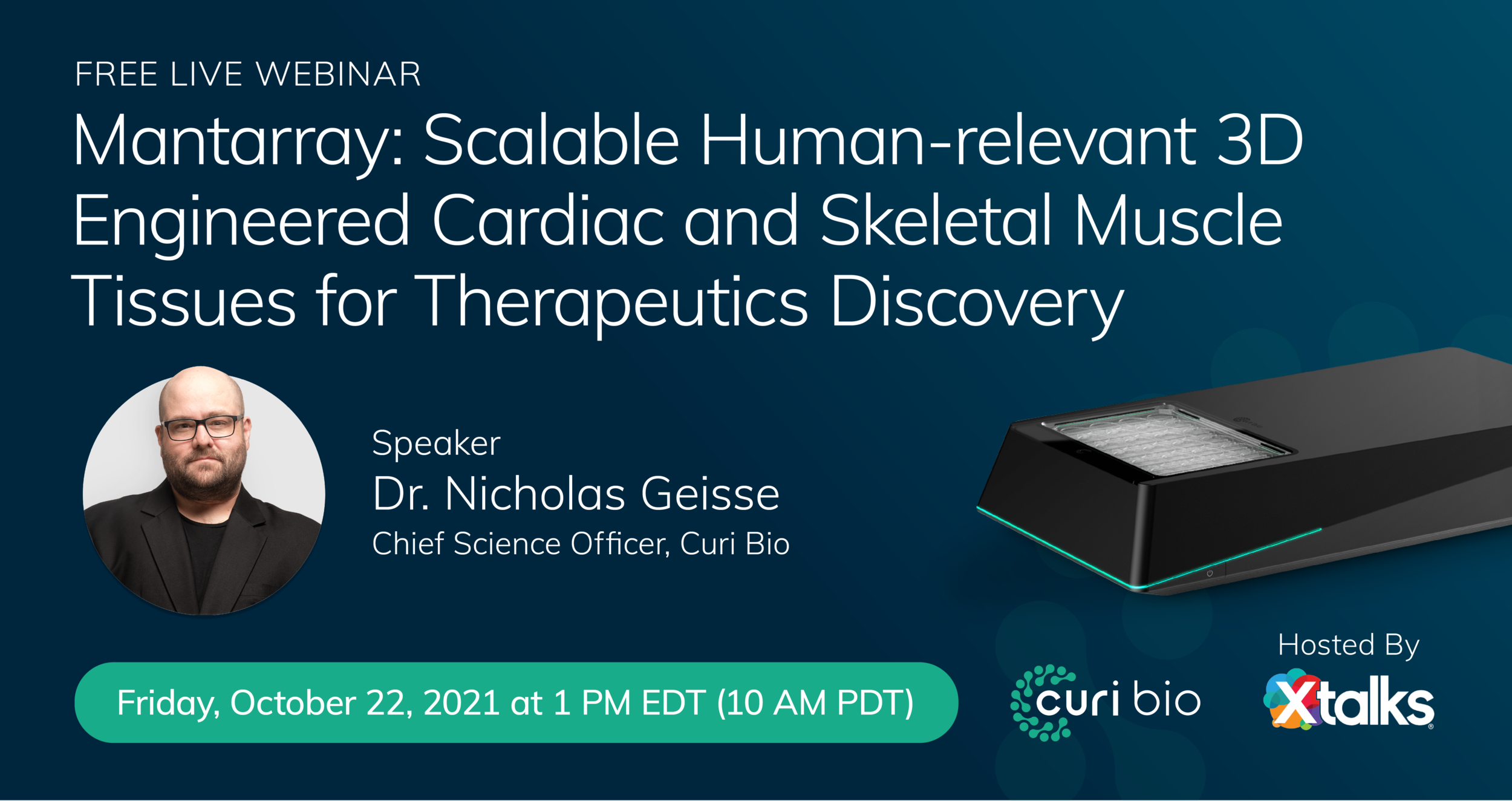 [October 2021 Newsletter] Live Webinar: Sign up now to secure your spot!