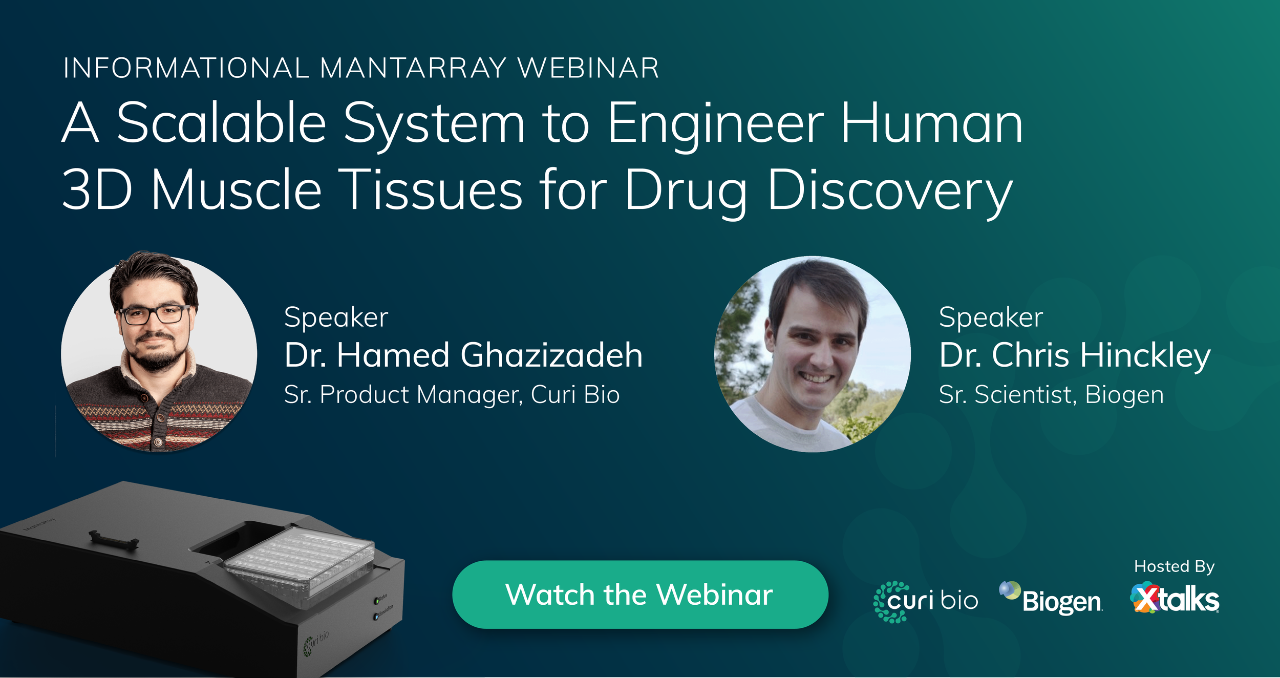 [Webinar Replay] A Scalable System to Engineer Human 3D Muscle Tissues for Drug Discovery
