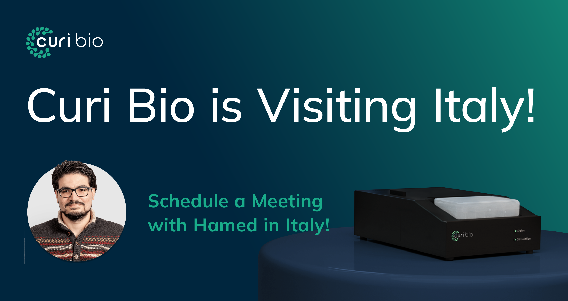 Hamed is Visiting Italy