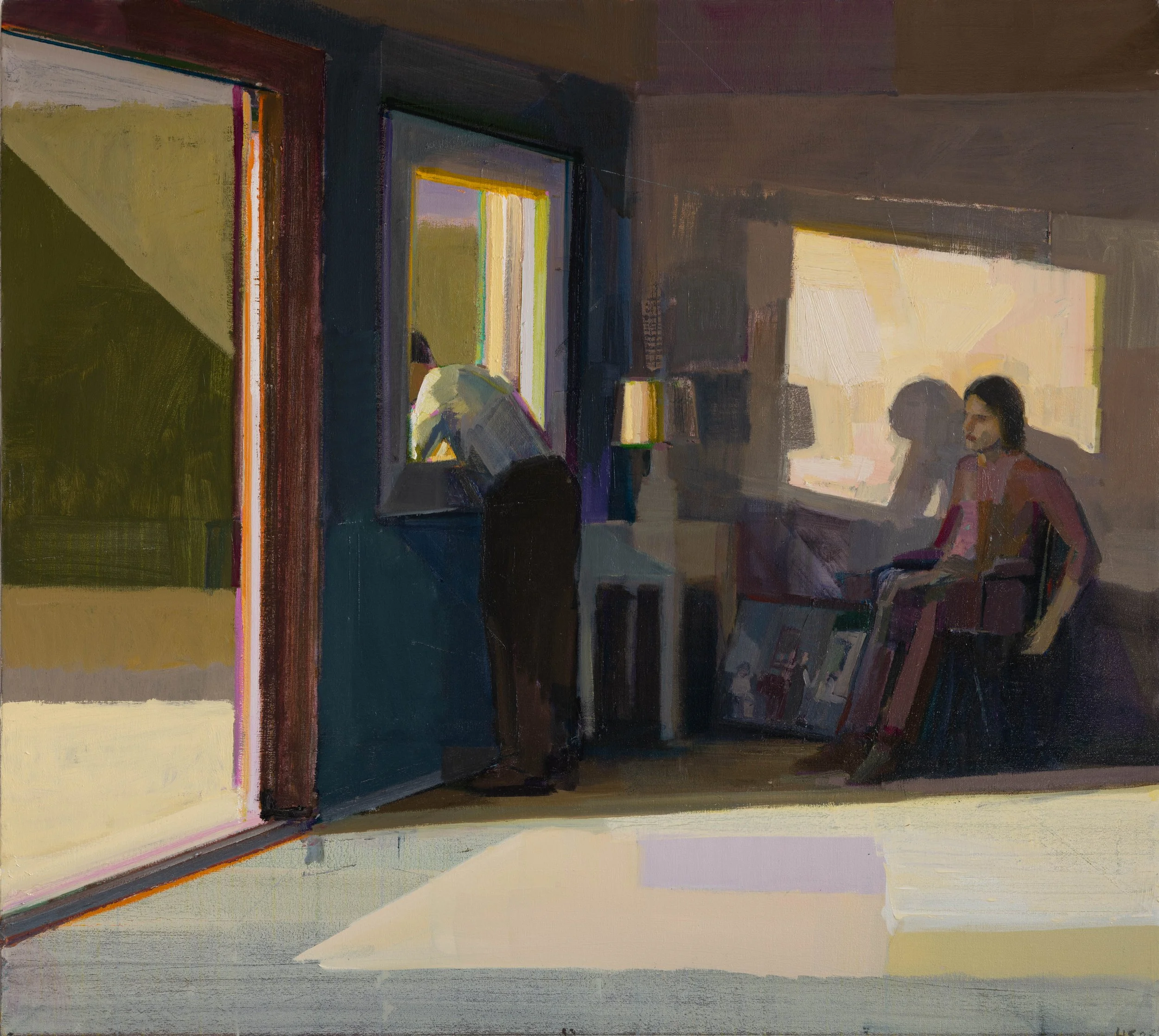 Opened, Oil on Canvas, 36"X40", 2026