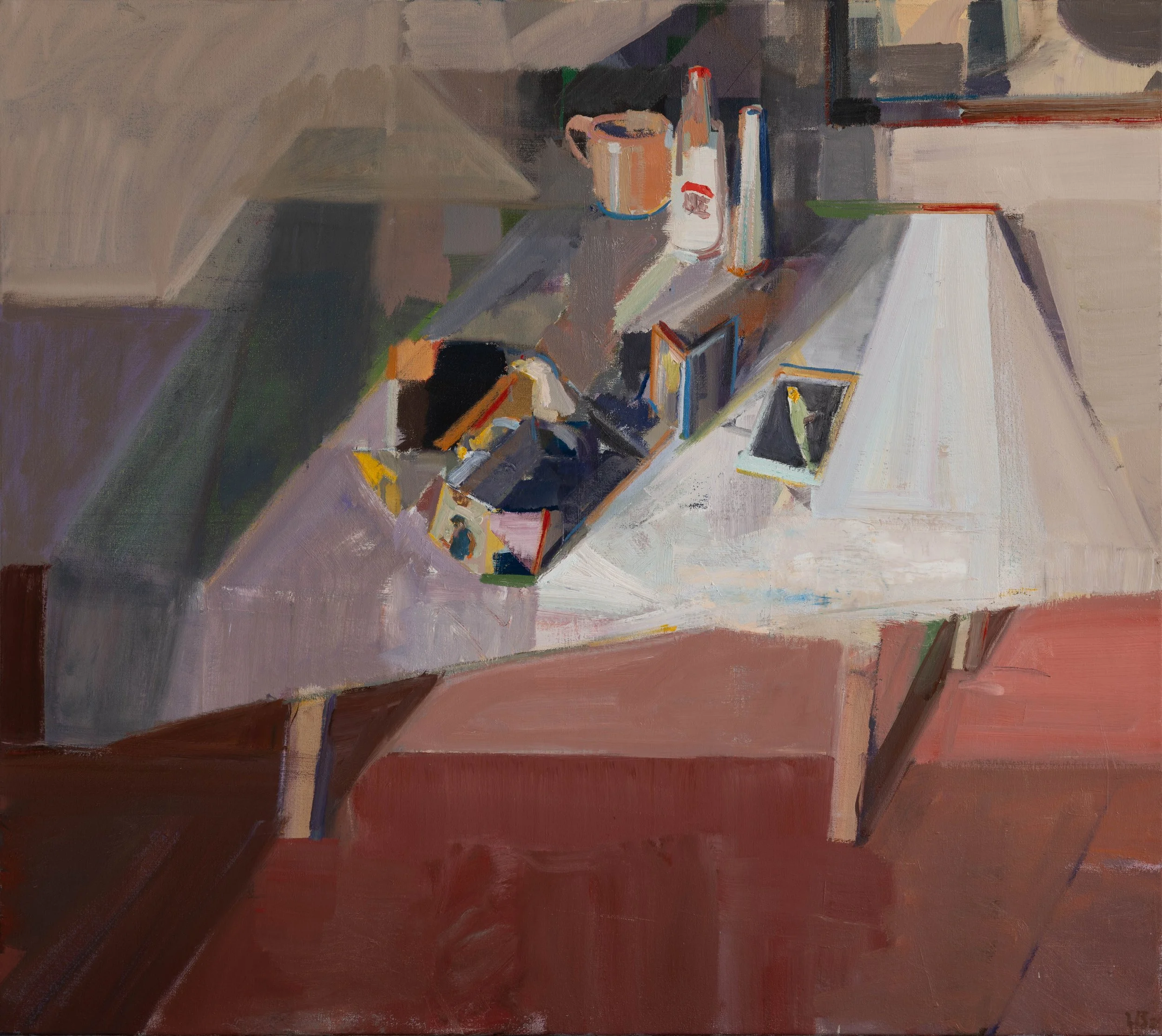 Valmier and Miyazaki, Oil on Canvas, 32"X36", 2026