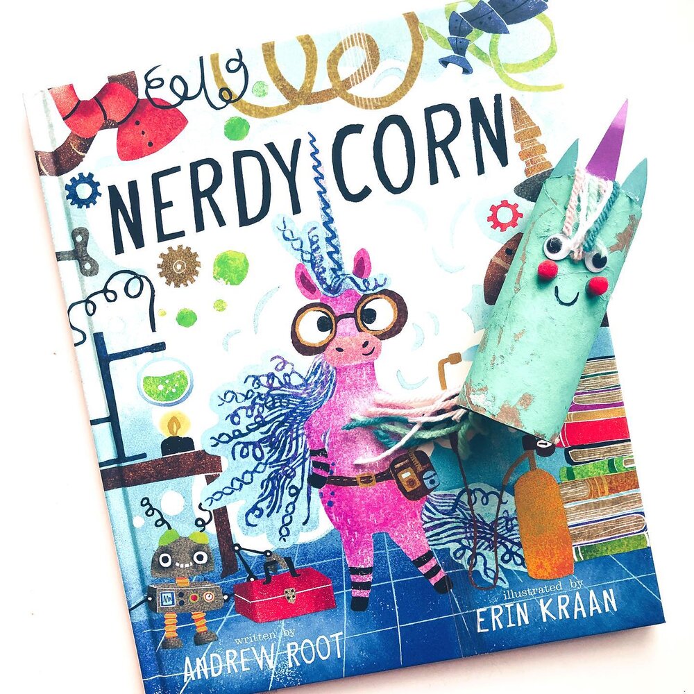 Thanks @simonkids for the Nerdycorn craft inspiration! 🦄 

We love Nerdycorn and all of her unique interests. Have you read it!?

🦄 Author: @andrewrootbooks 
🌈 Illustrator: @erin_kraan 
🧬 Publisher: @beachlanebooks