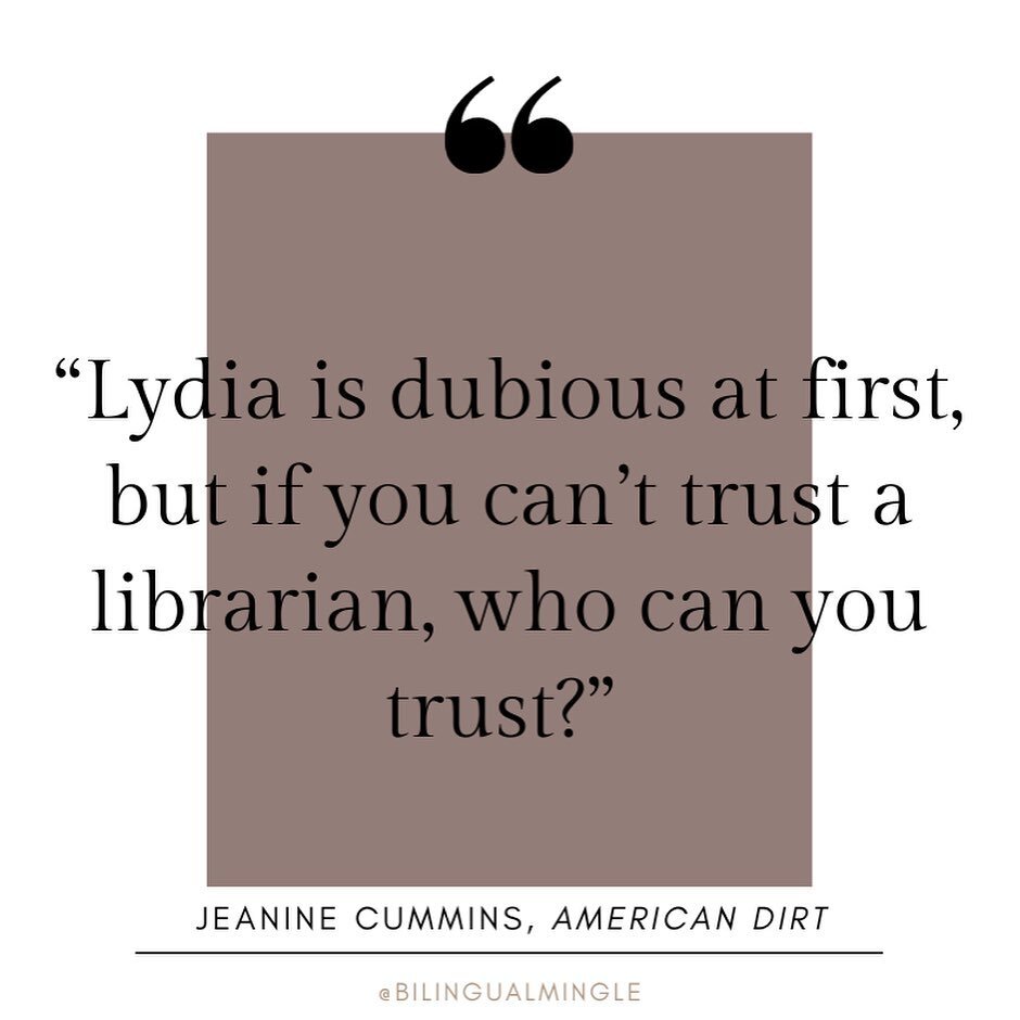 I mean, really. 

I have a dream of becoming a librarian when I retire. 📚 

Have you read American Dirt by @jeaninecummins? I loved it!