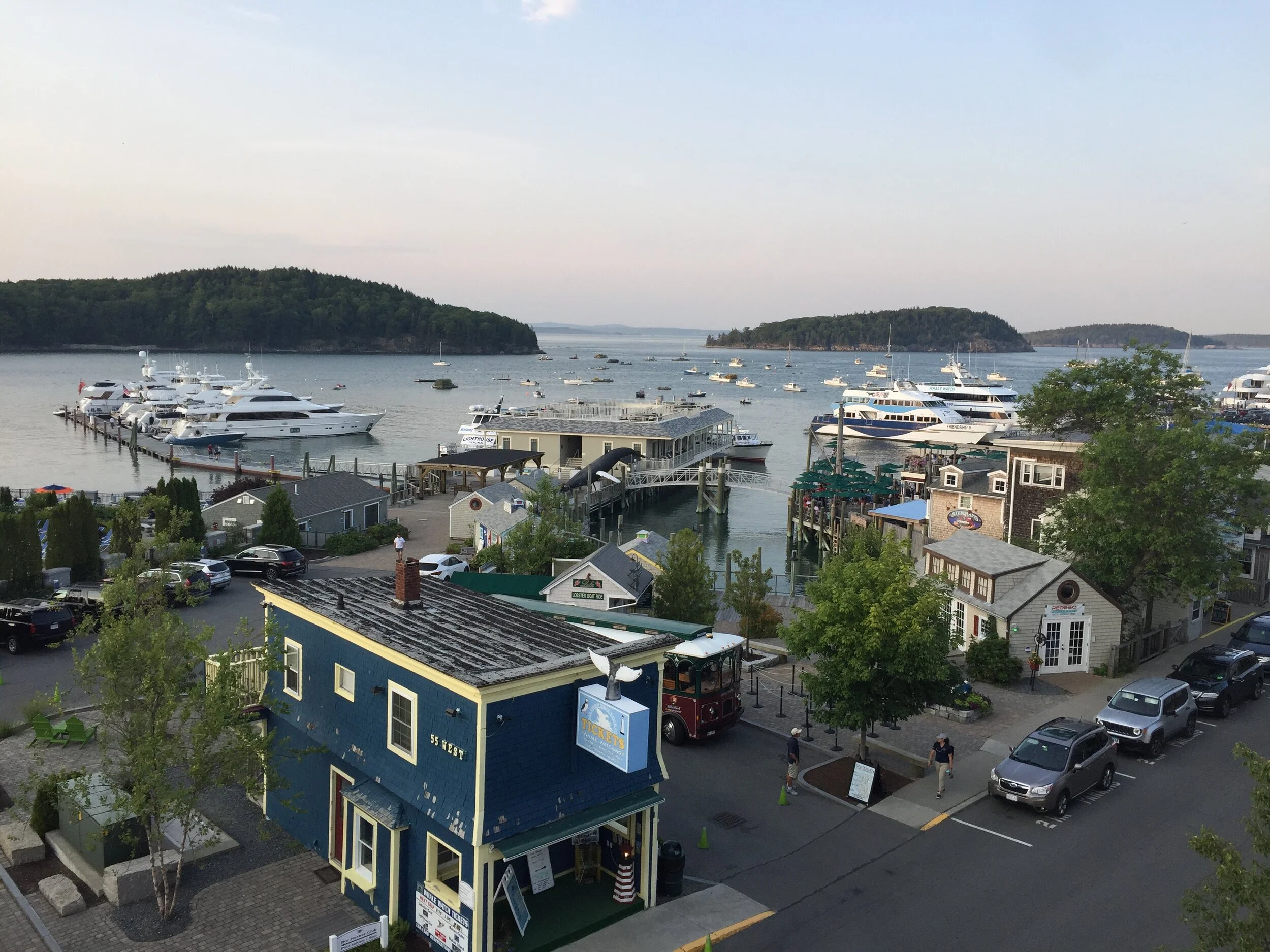 Bar Harbor from The West Street Cafe 2019